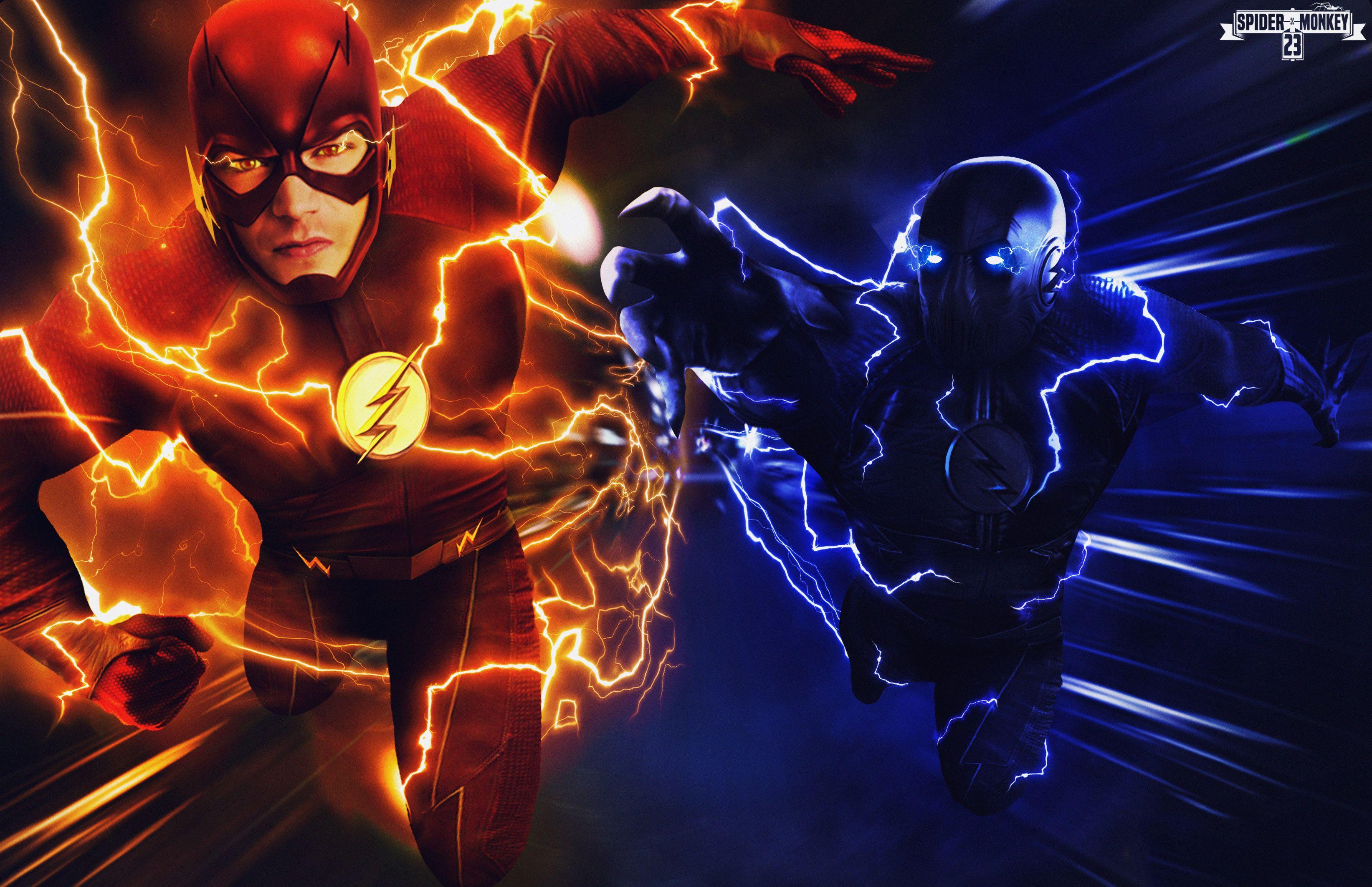 The Flash Vs Zoom, HD Superheroes, 4k Wallpaper, Image