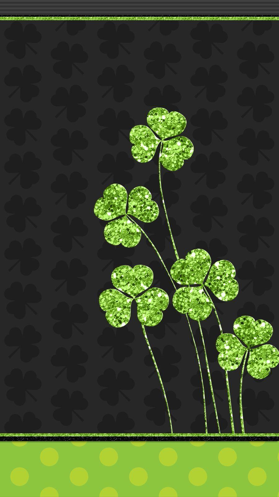 St.Patrick's Day. Cute walls by me♡. iPhone wallpaper