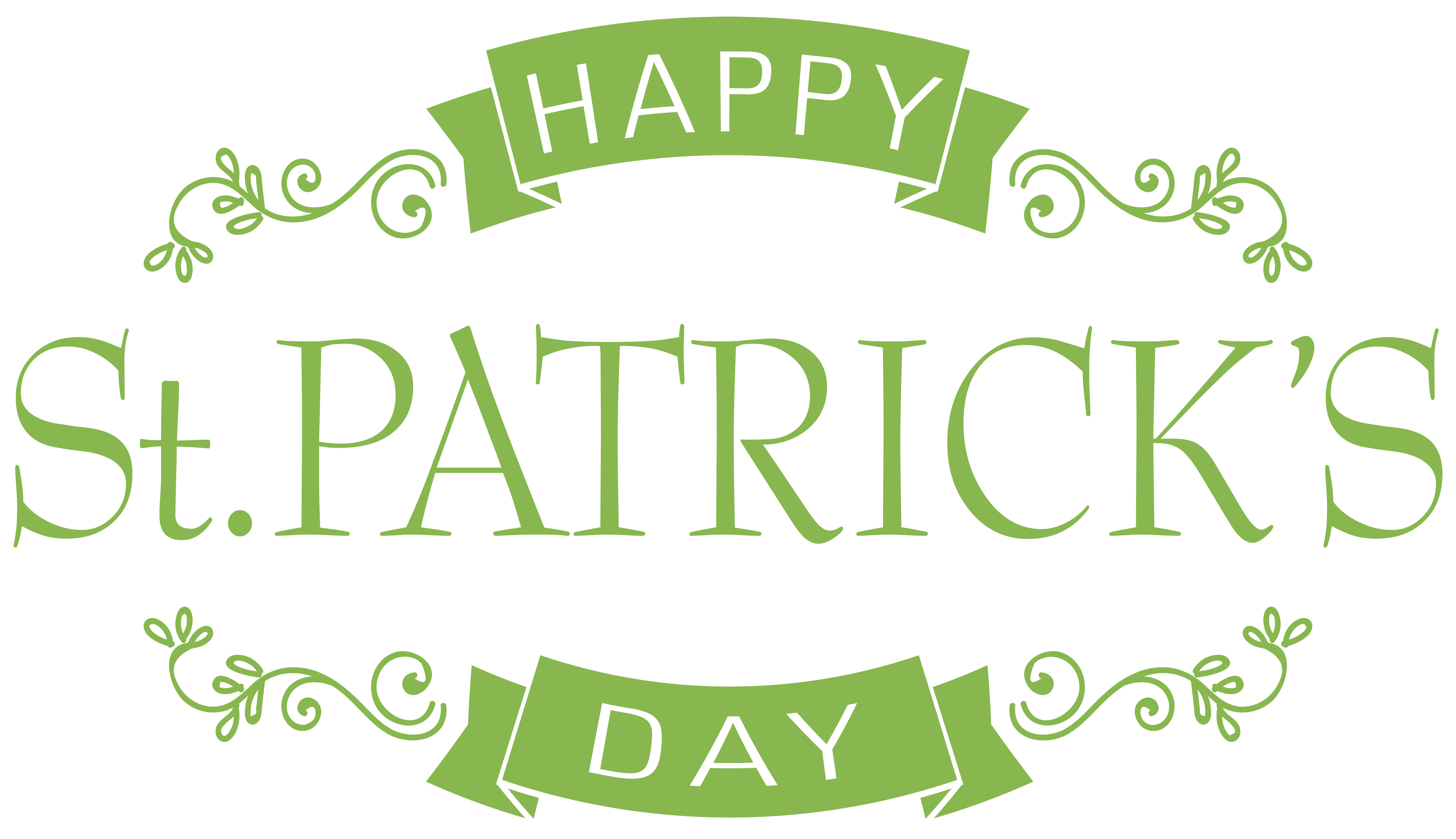 Happy Saint Patrick's Day PNG Clip Art Image