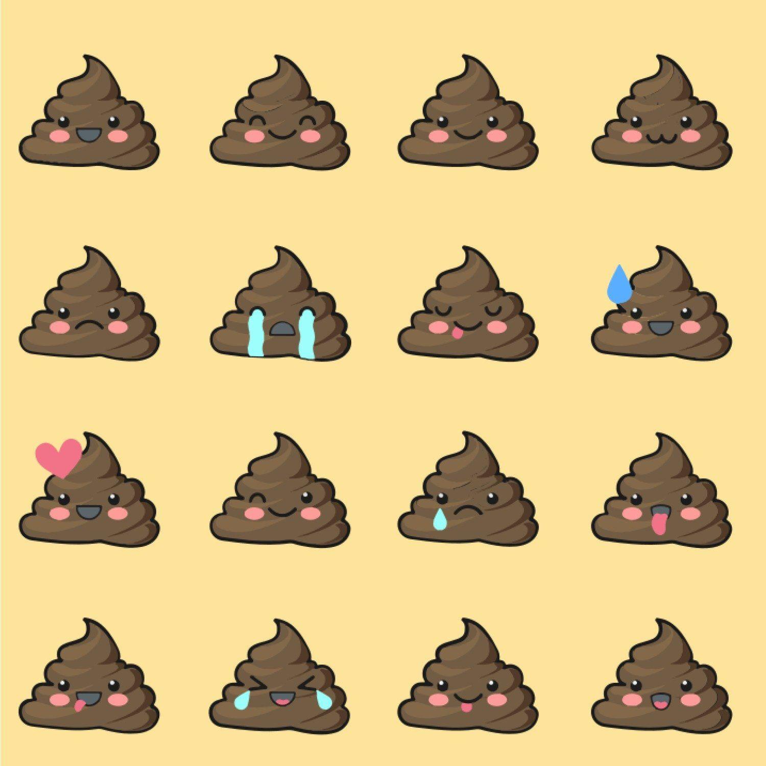 RNK Shops Poop Emoji Wallpaper & Surface Covering Water