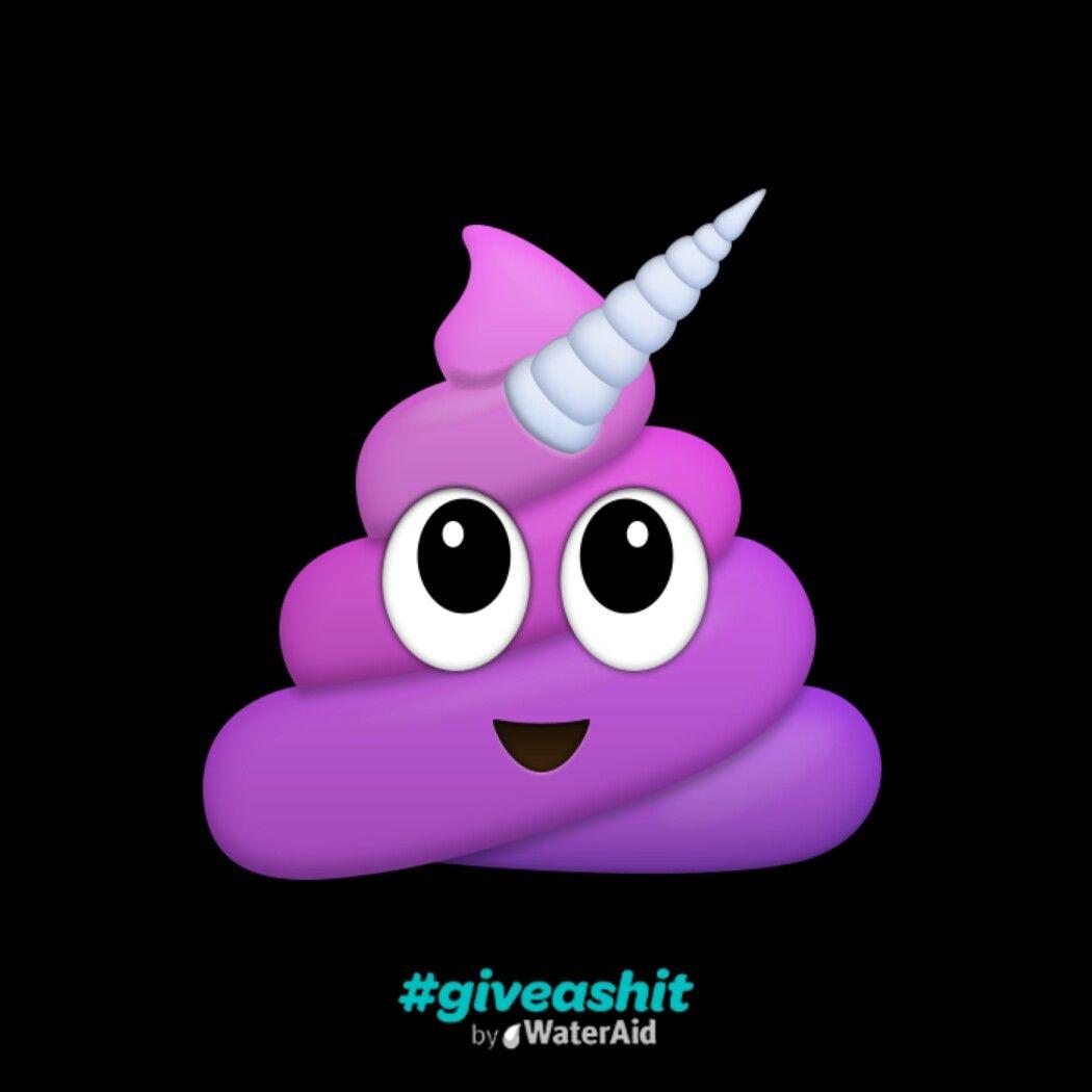 Unicorn Poop Emoji Background