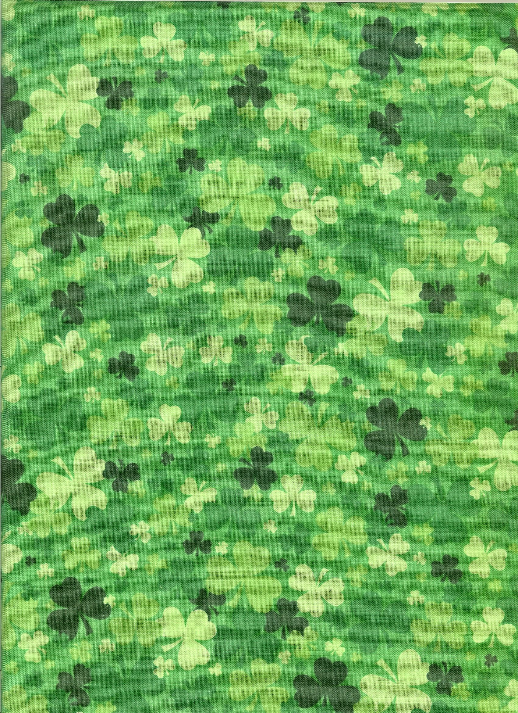 Cute cartoon shamrock clover flowers doodles seamless border pattern  Summertime vector repeatable background texture tile Cozy template of  stock print for wrapping design wallpaper Stock Vector  Adobe Stock