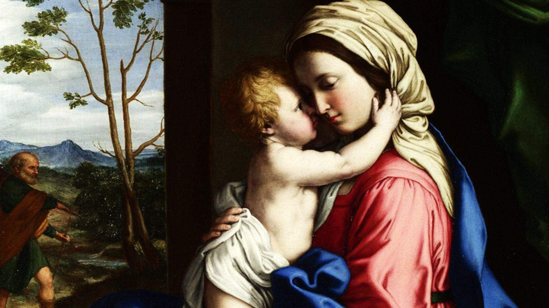 Catholic Picture Of Mary And Baby Jesus