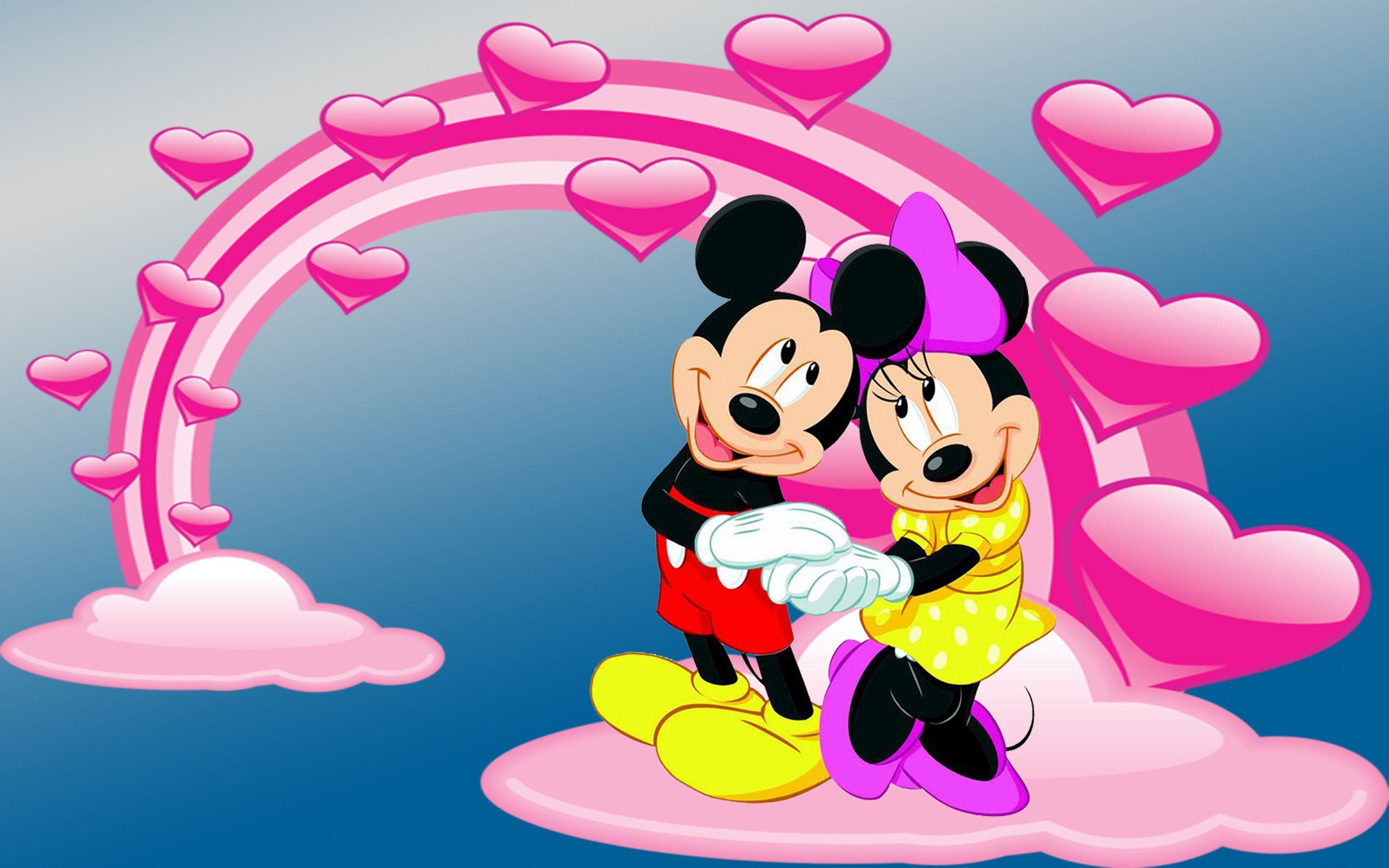 Mickey And Minnie Mouse Photo By Love Desktop HD Wallpaper For Pc