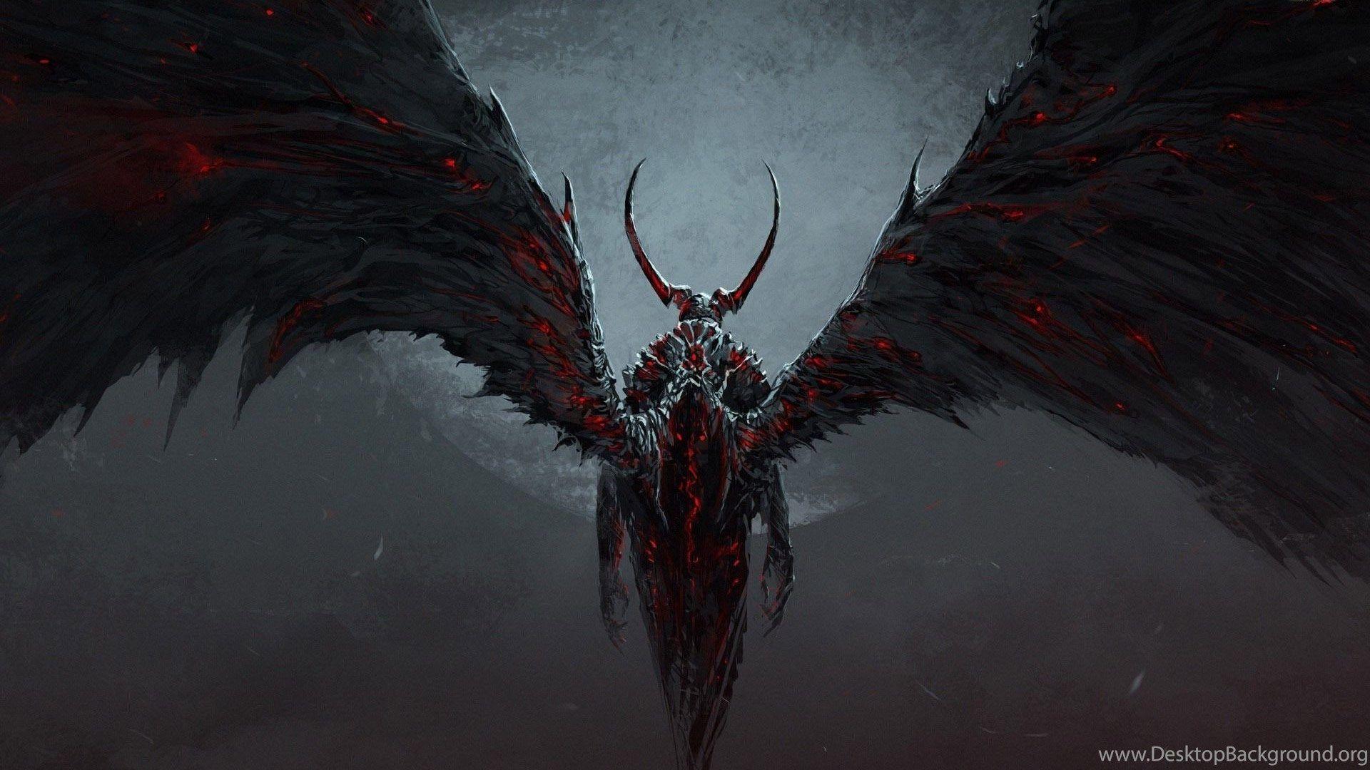 Demon Wings Wallpaper Fantasy Wallpaper Desktop Background