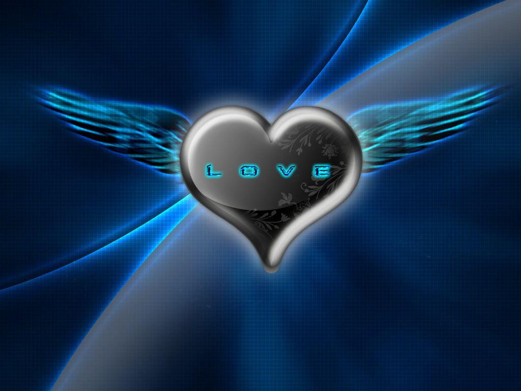 Free download Heart with wings wallpaper and image