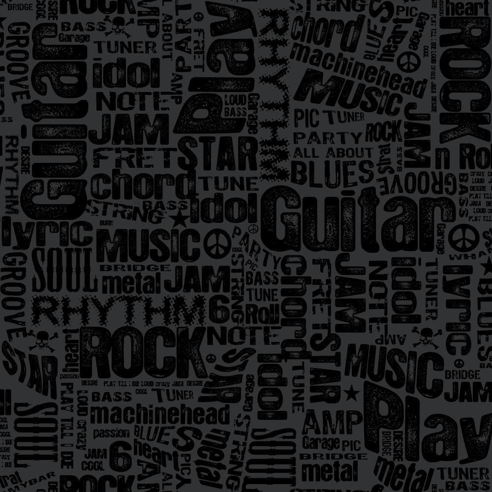 Boys Will Be Boys Rocker Text Wallpaper & Border