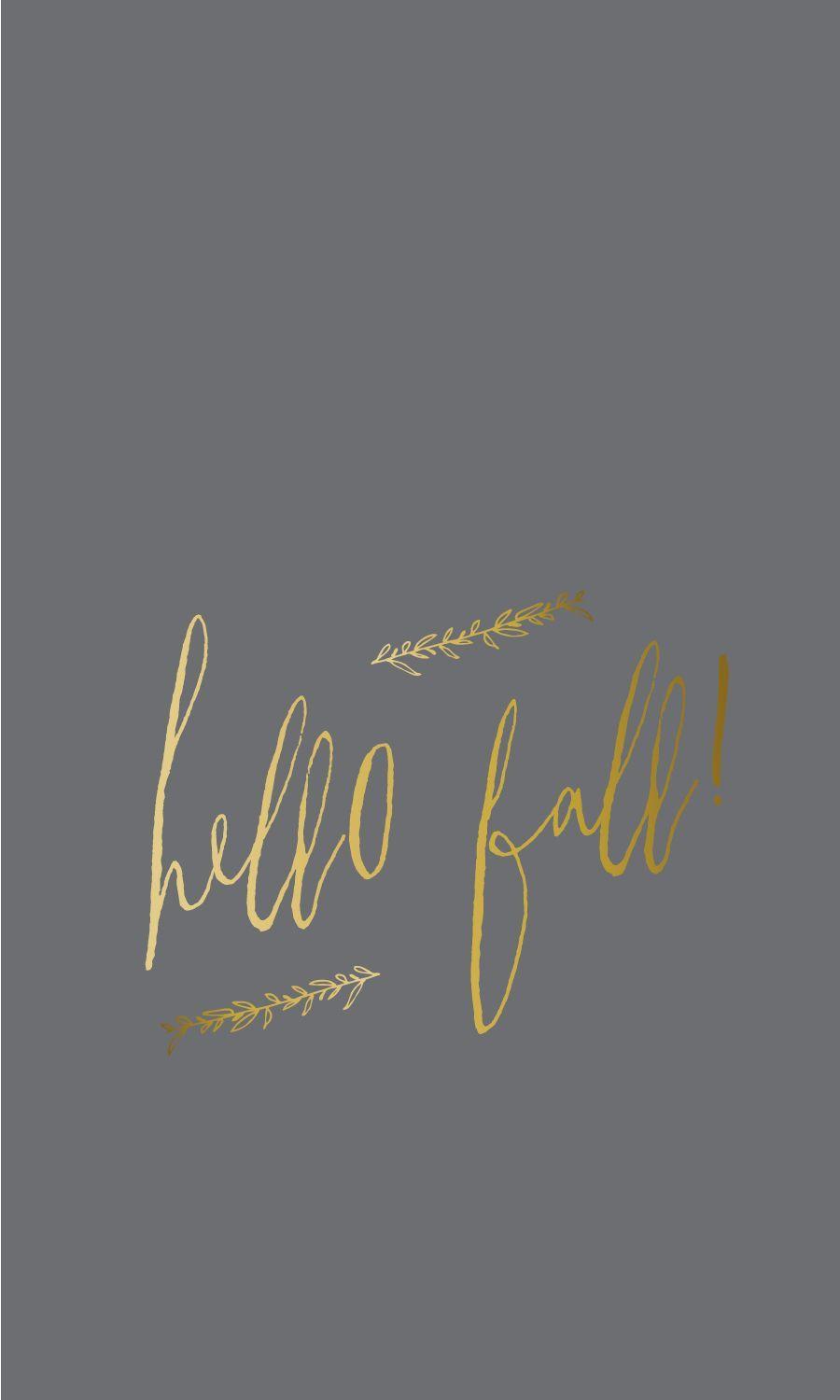 HELLO FALL. future background. Fall wallpaper, iPhone wallpaper