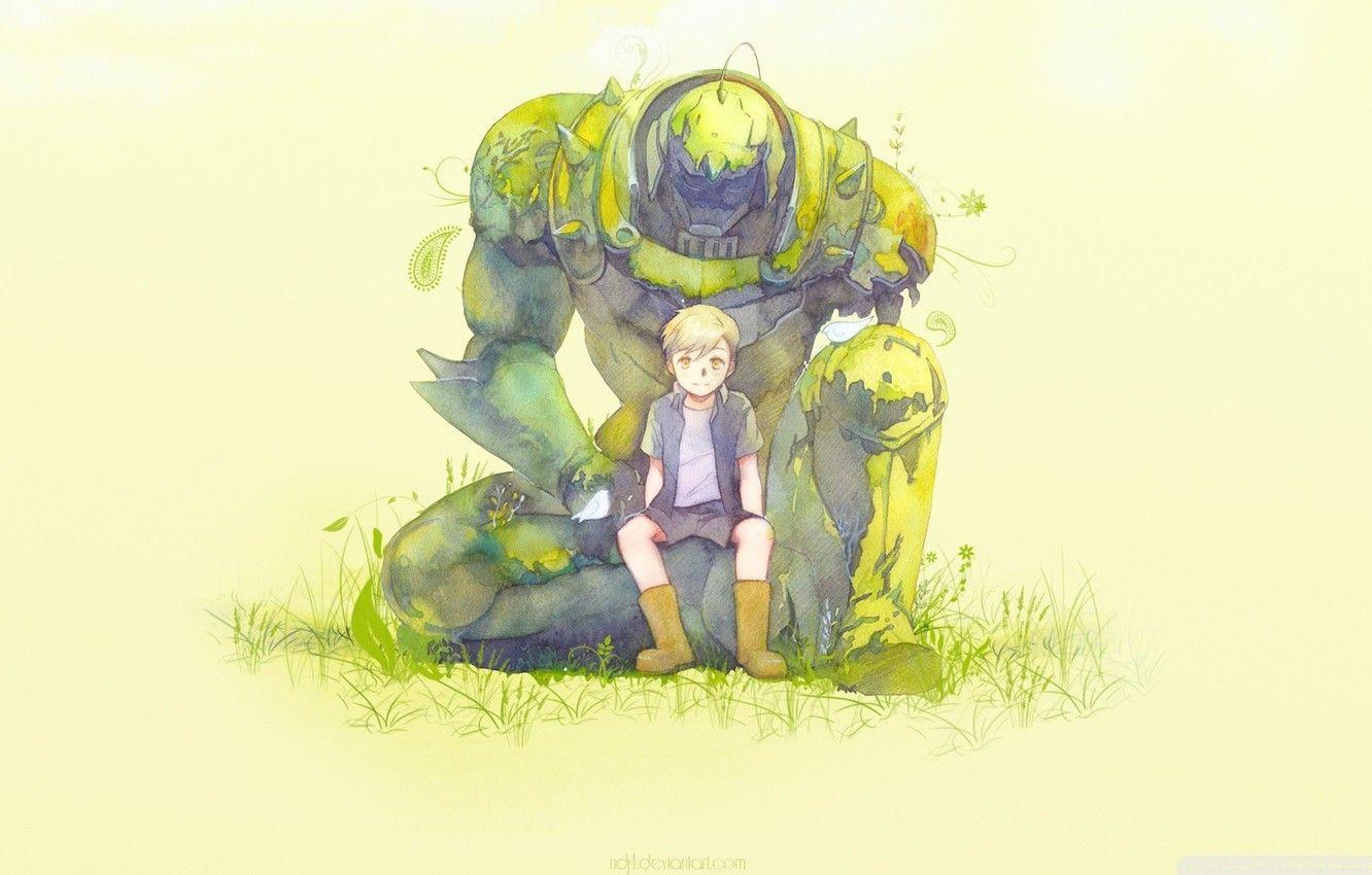 Wallpaper manga, Edward, manga, Fullmetal Alchemist, Alphonse image