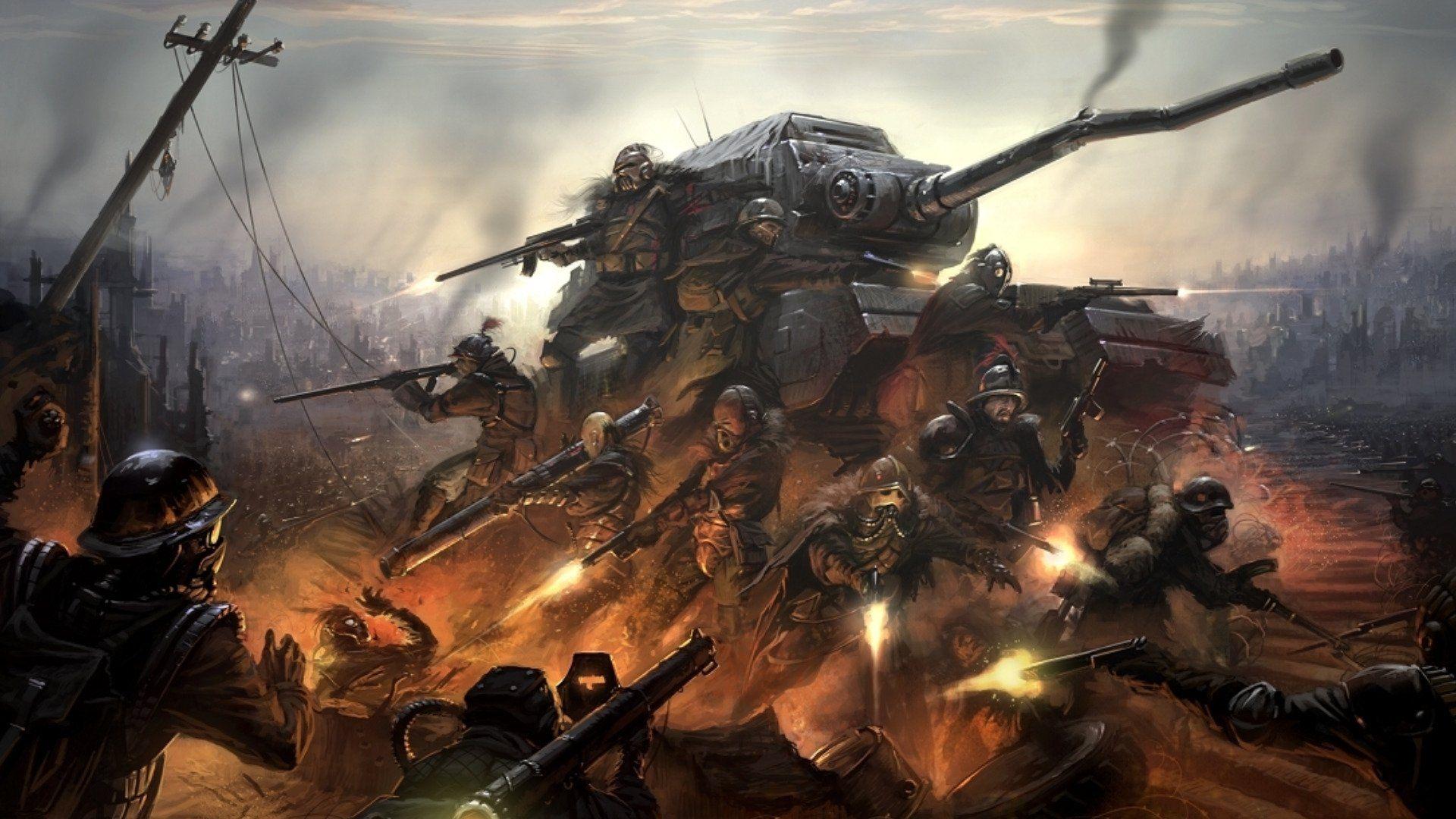 Warrior Battle 4K wallpaper download