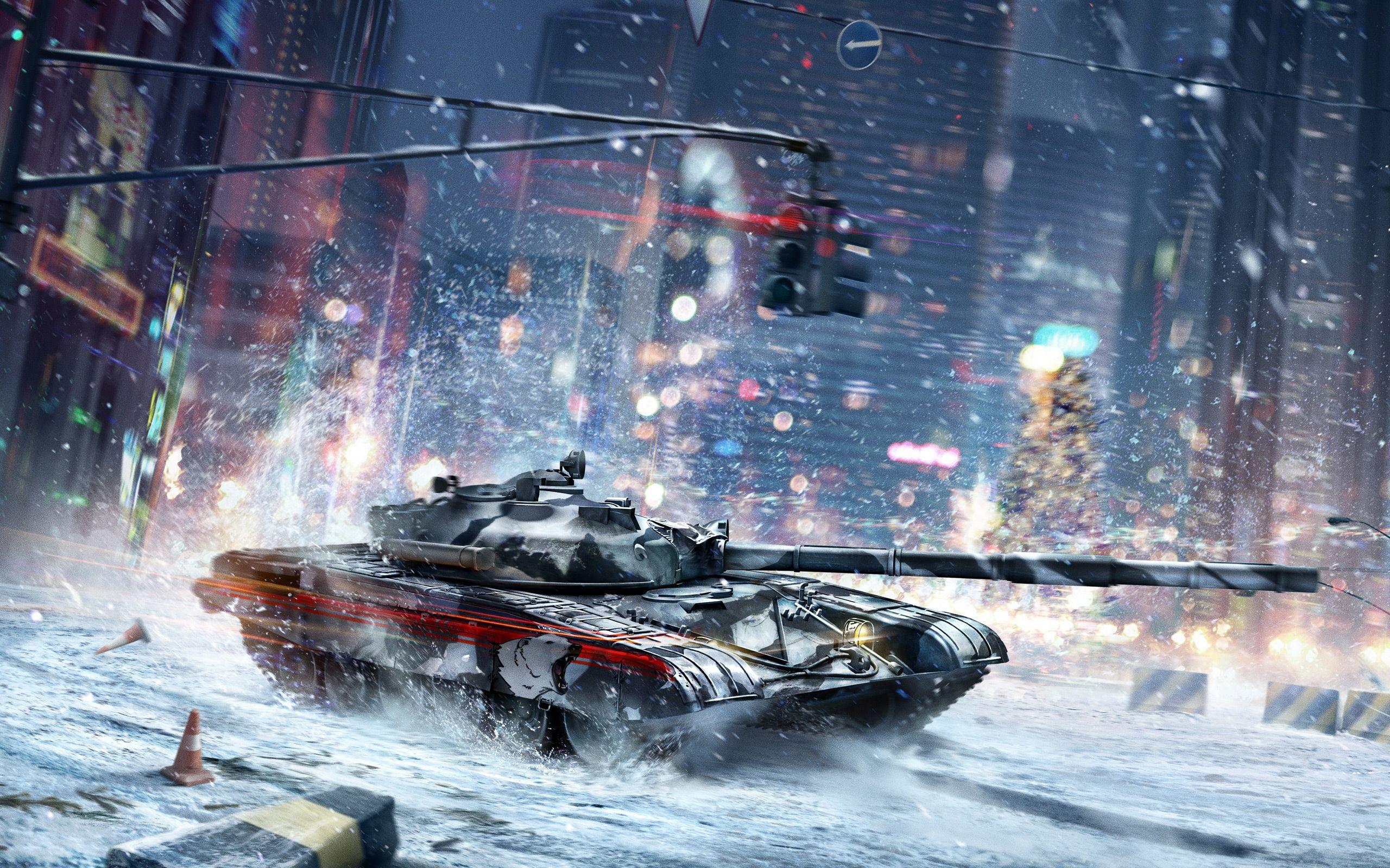 Armored Warfare Winter Tank Battle