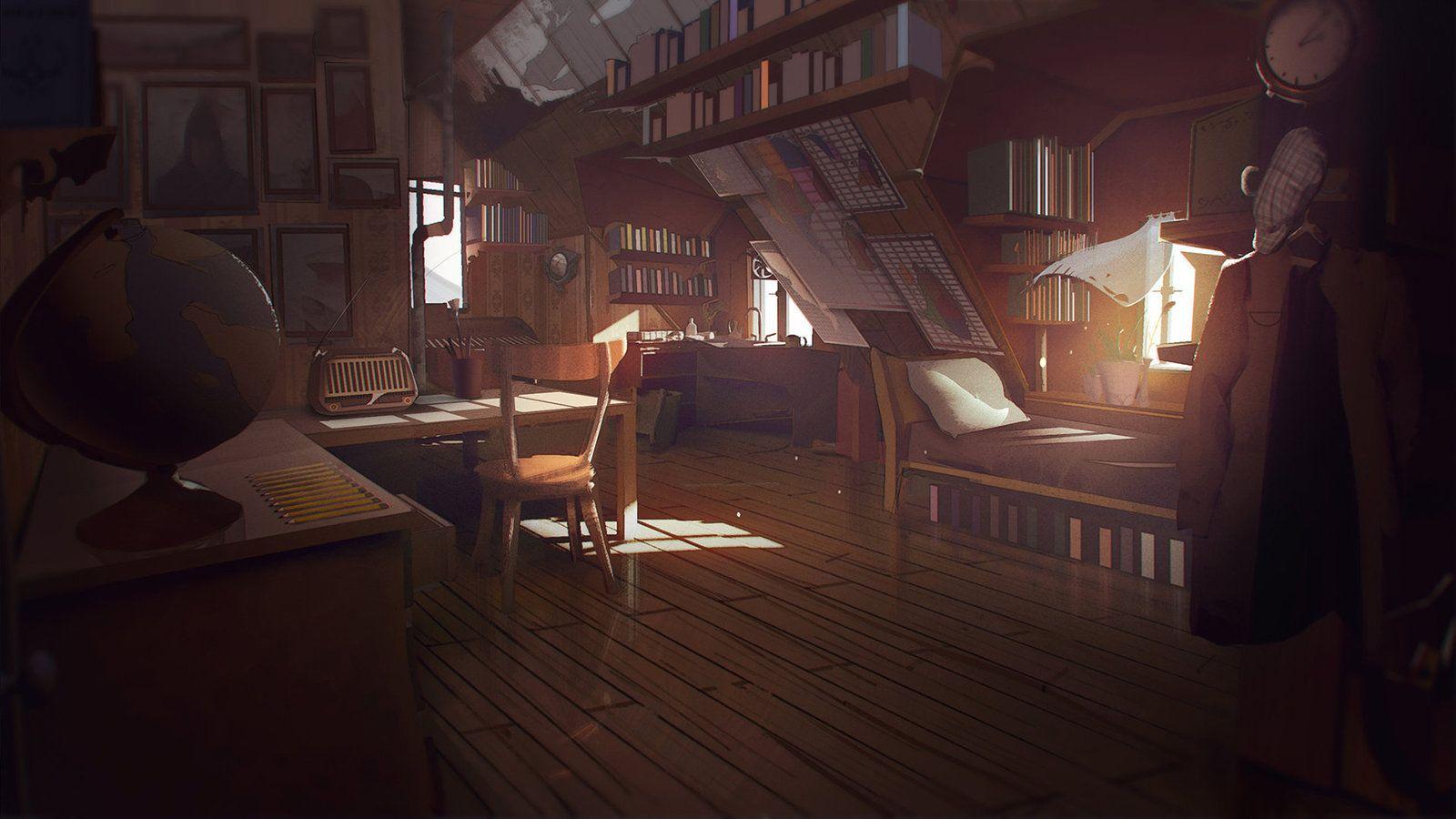 What Remains of Edith Finch Bedroom Concept, Theo Aretos