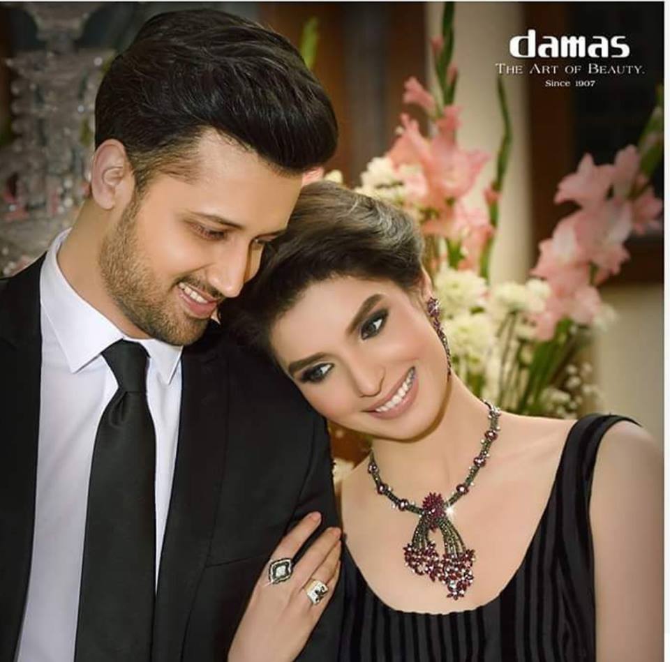 Atif Aslam and Saeeda Imtiaz HD Wallpaper