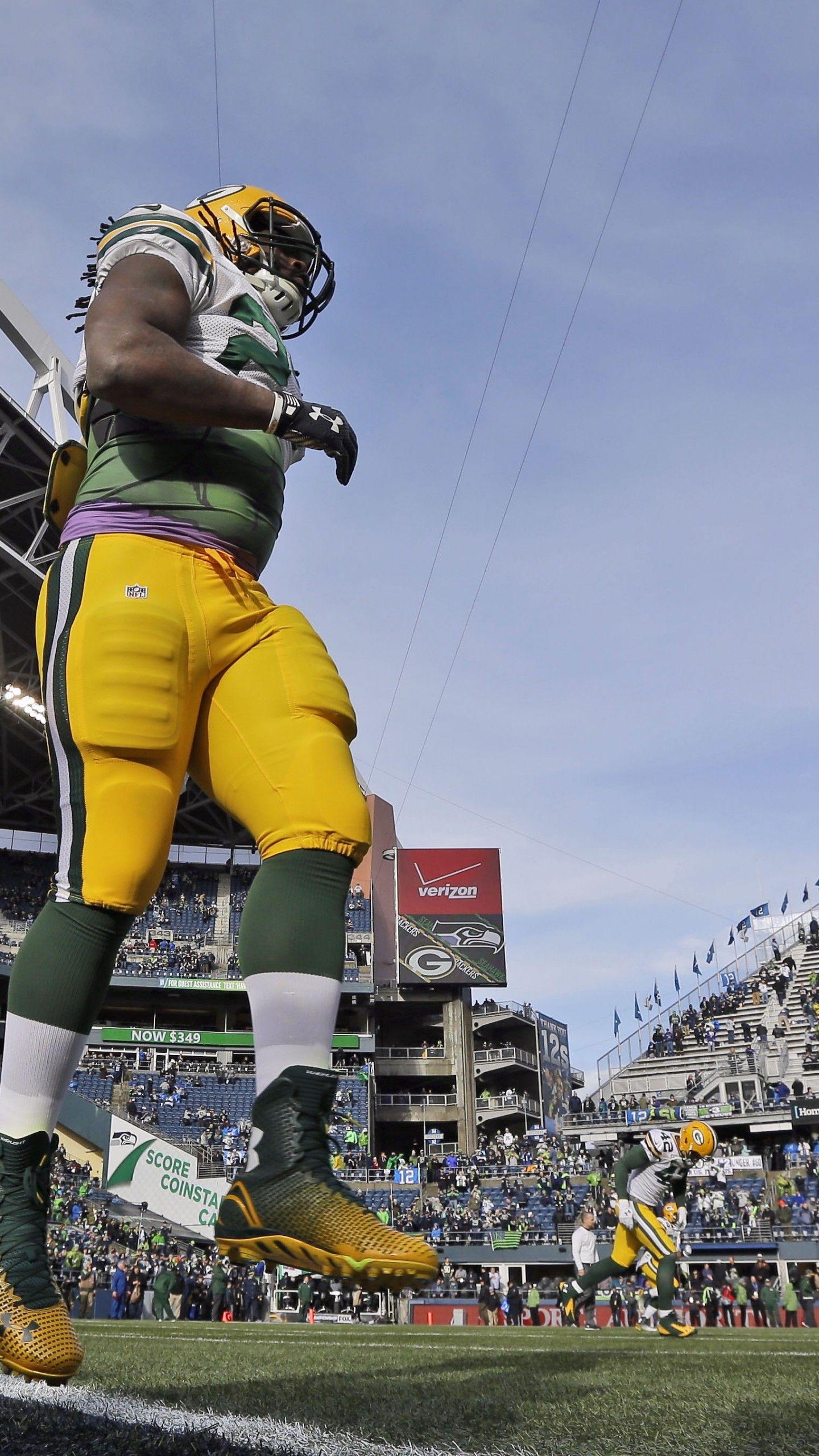 Download Wallpaper 1440x2560 Eddie lacy out, Eddie lacy packers
