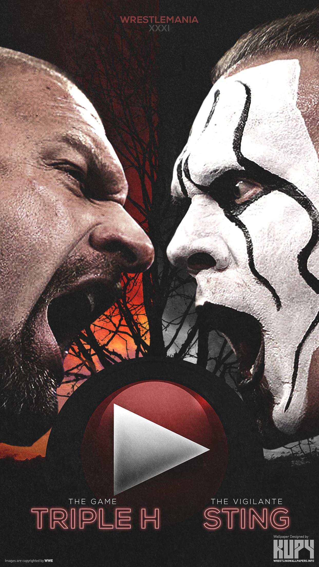 NEW Triple H vs. Sting Road to WrestleMania 31 wallpaper!