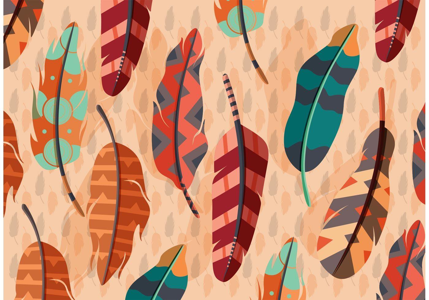 Boho Feather Free Vector Art - (1203 Free Downloads)