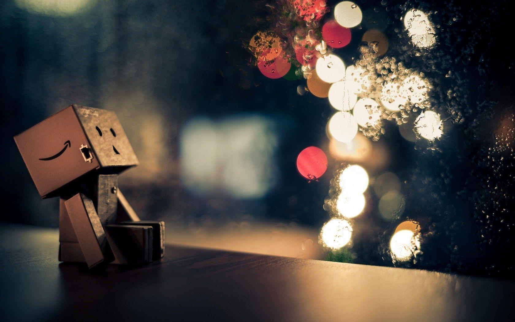 Danbo Amazon Box Lights Glass Drops City Night