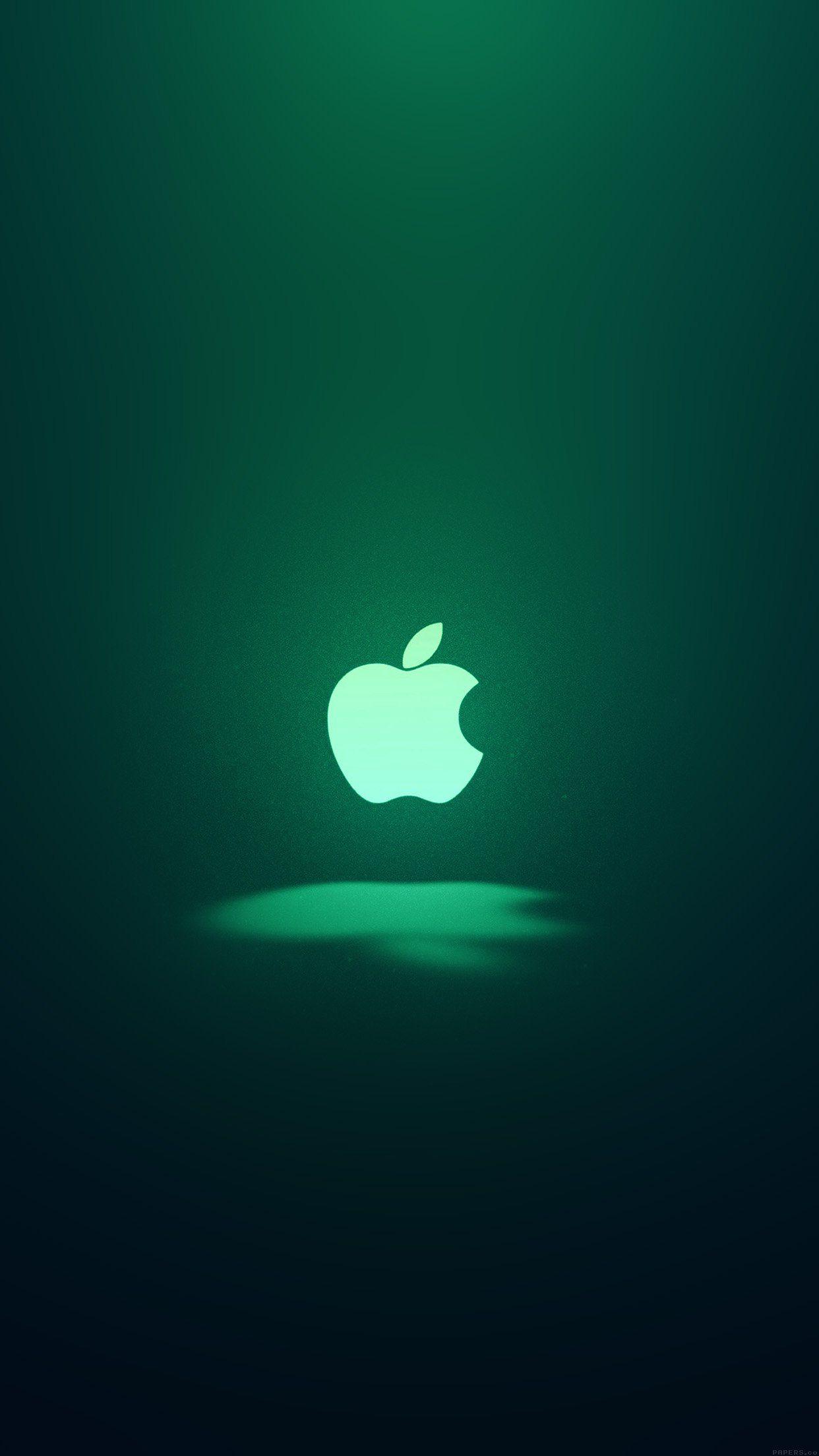 Apple Logo Love Mania Green Android wallpaper HD