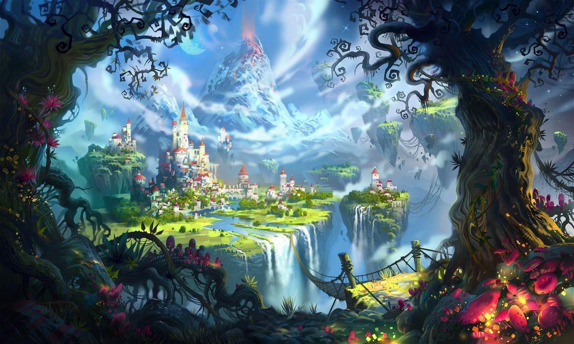 Fantasy adventure kingdom kingdoms art artwork artistic wallpaper