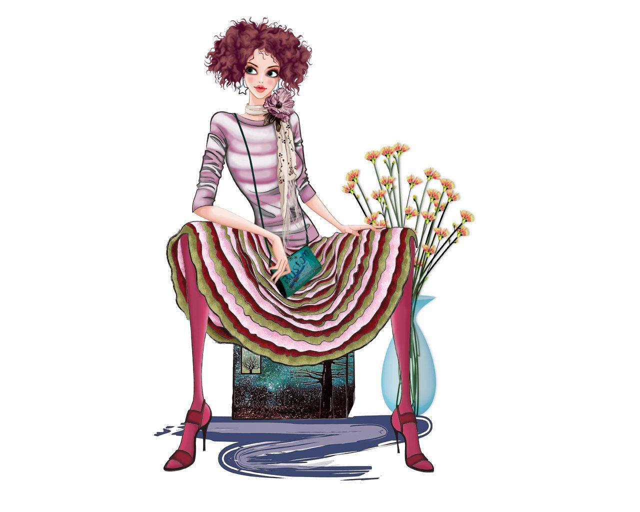 Fanpop Girls image Girls Drawings Wallpaper HD wallpaper