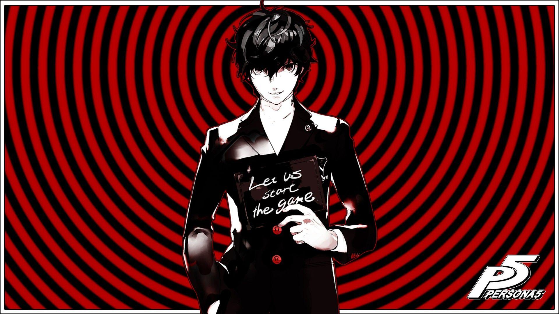 Portrait of a character from Persona 5. Wallpaper from Persona 5