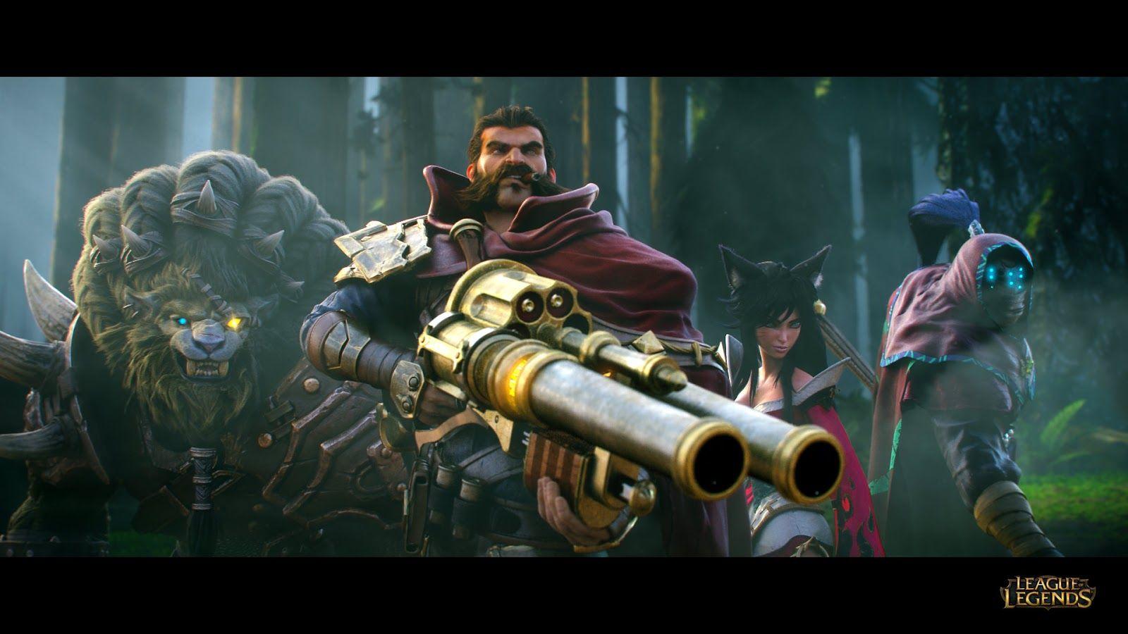 Ahri, #Jax, #Rengar, #League of Legends, #grave, #video games