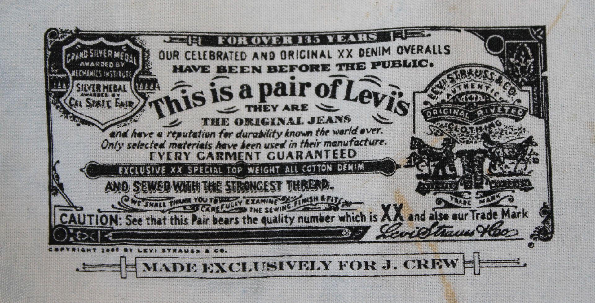 A Signature Story the mood for Denim, Levi's: story of a myth