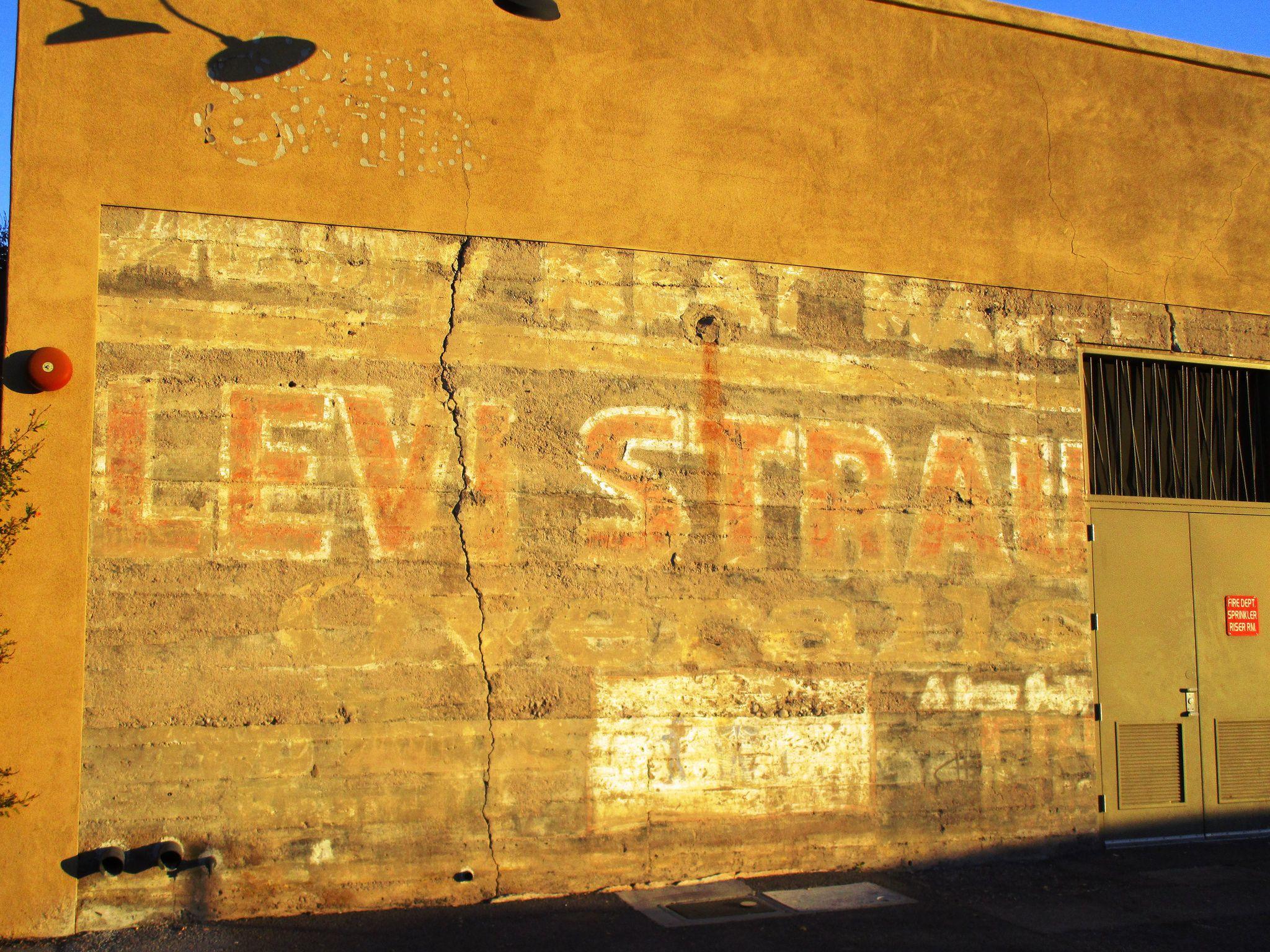 Vintage Arizona: Close Up, Old Ghost Sign, Levi Strauss, C