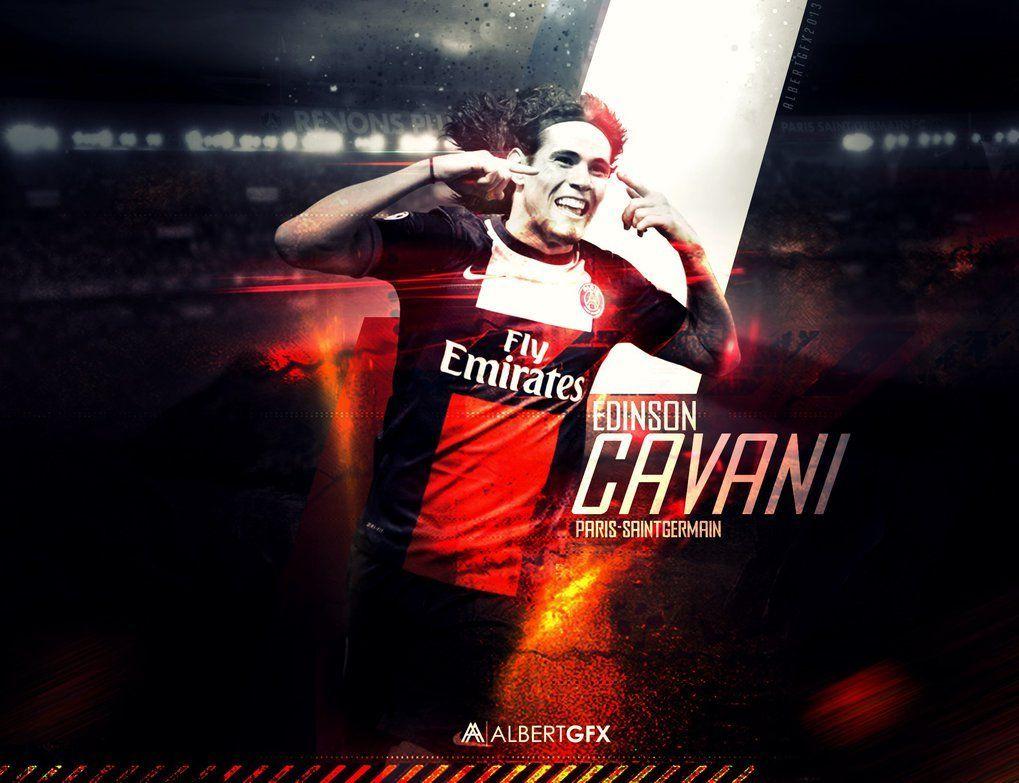 Edinson Cavani (PSG) by #AlbertGFX #football #wallpaper. Edinson