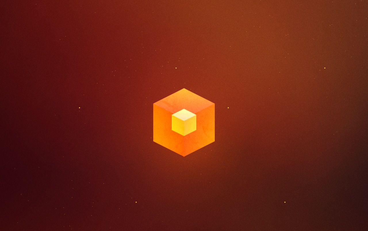 Orange Cube wallpaper. Orange Cube