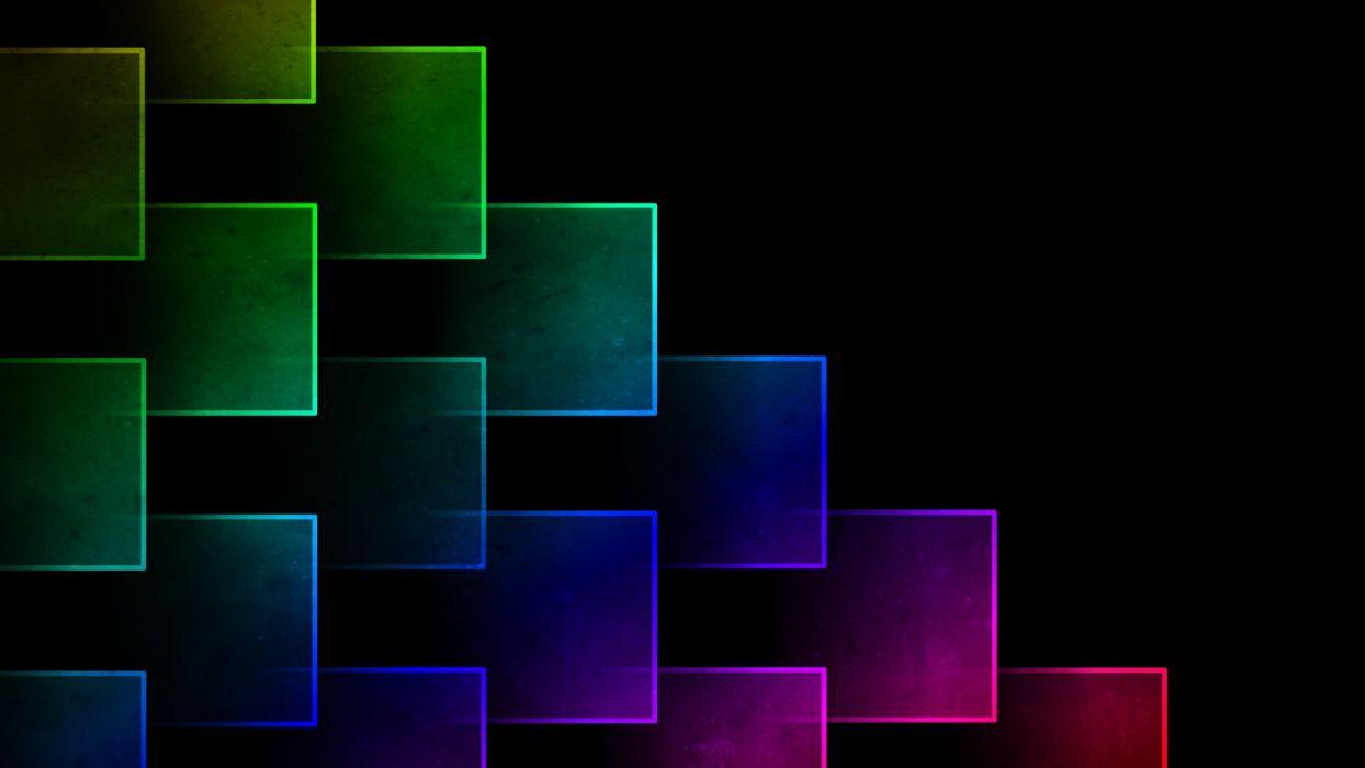 Colors cg digital art patterns cube wallpaperx1080