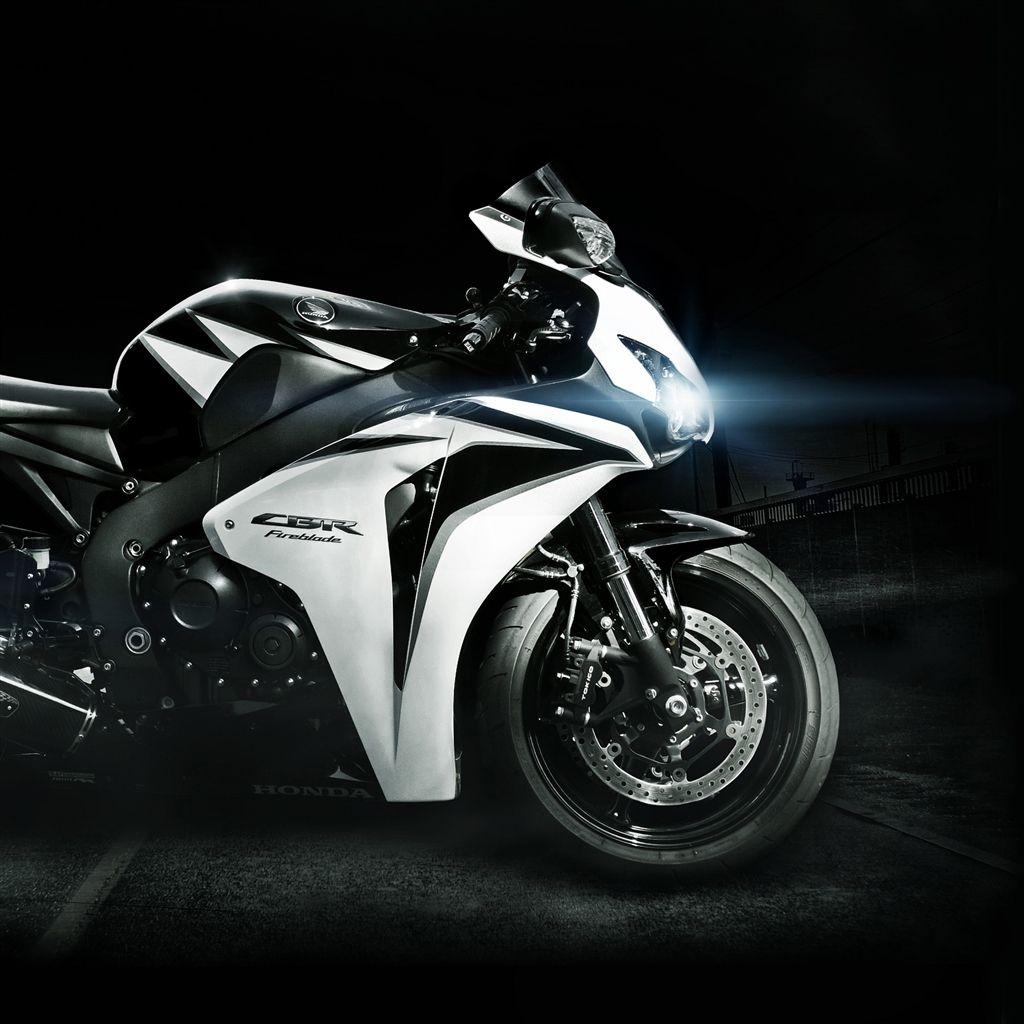 Honda Cbr Fireblade White Black Lights #Retina #iPad #Air #wallpaper