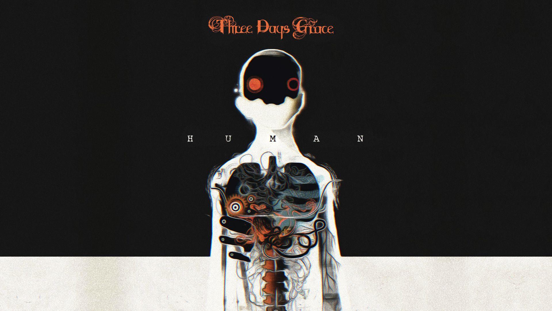 three days grace human wallpaper