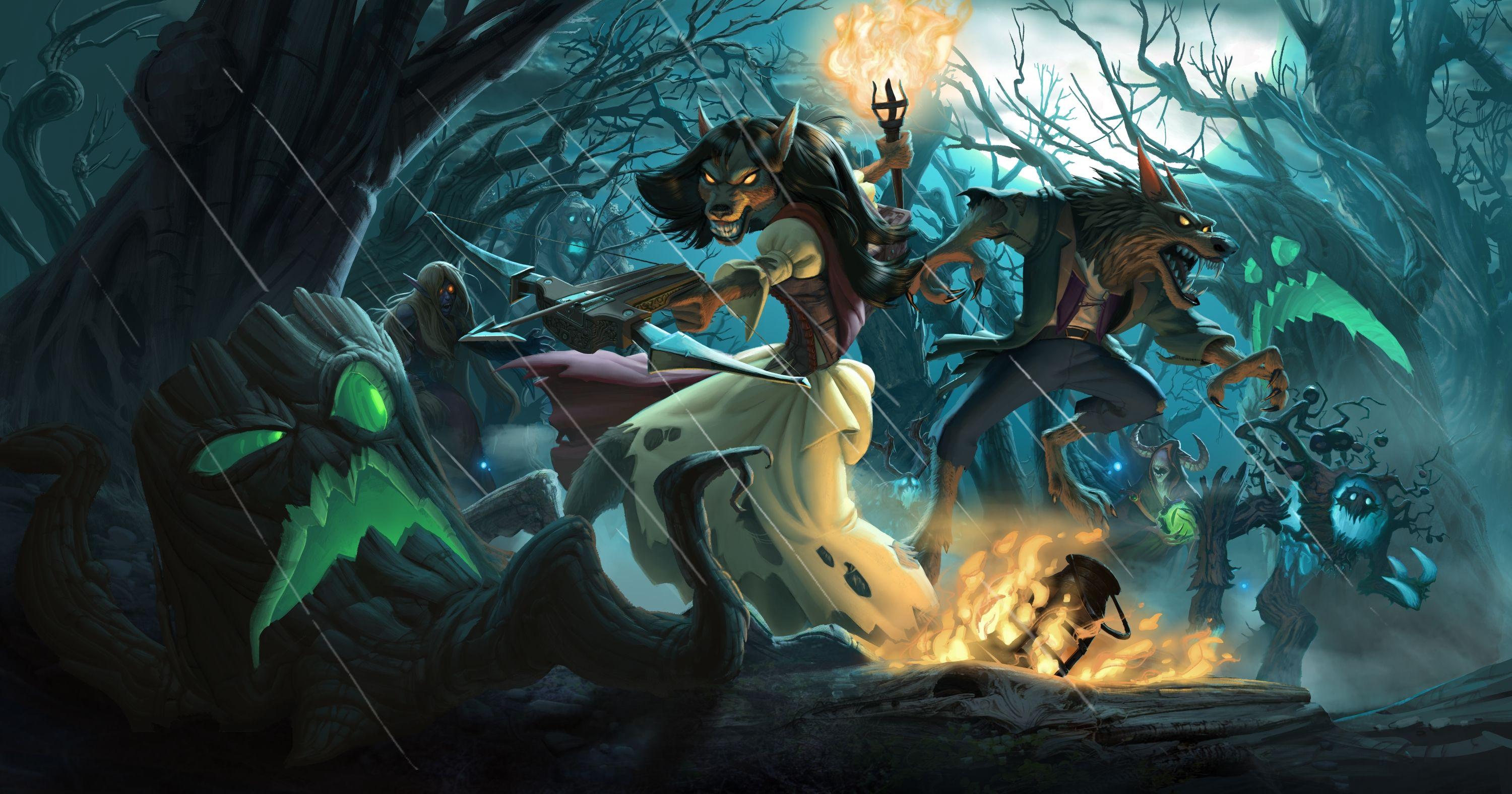 Hearthstone: The Witchwood and artwork (HQ)