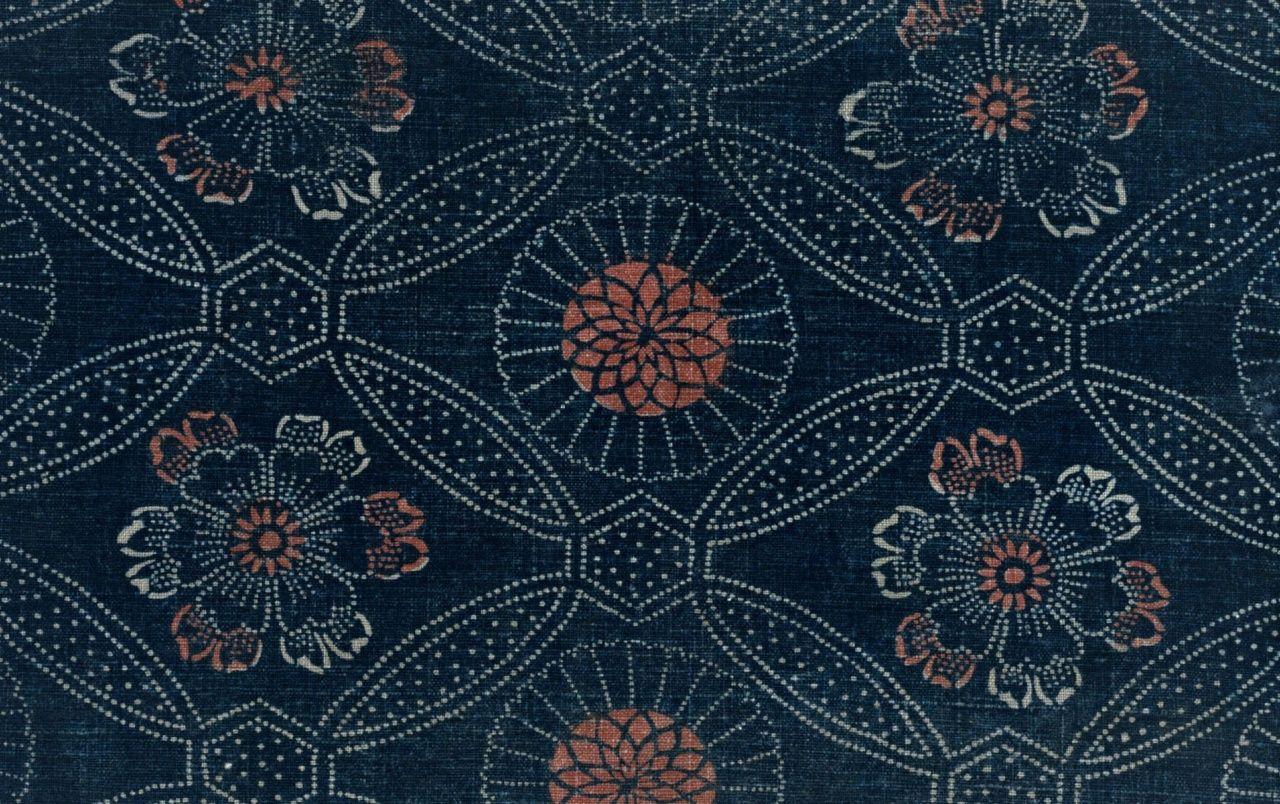 Japanese Navy Fabric wallpaper. Japanese Navy Fabric