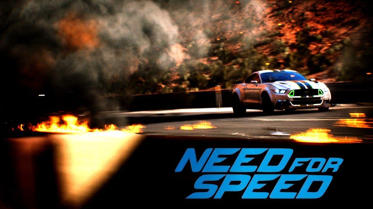 Need For Speed Mustang Fire Wallpaper