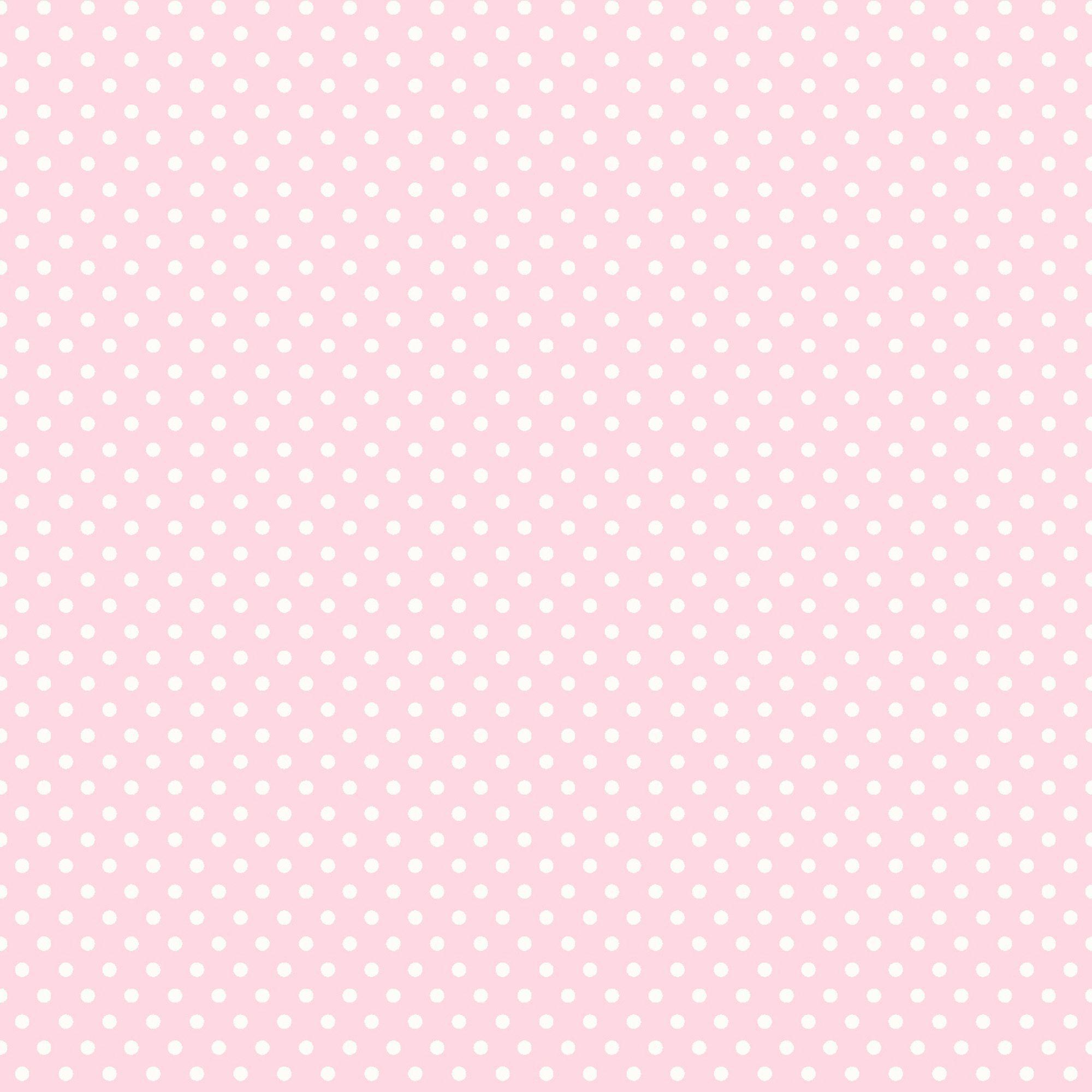 Holden décor Pink & white Polka dots Wallpaper. Departments. DIY