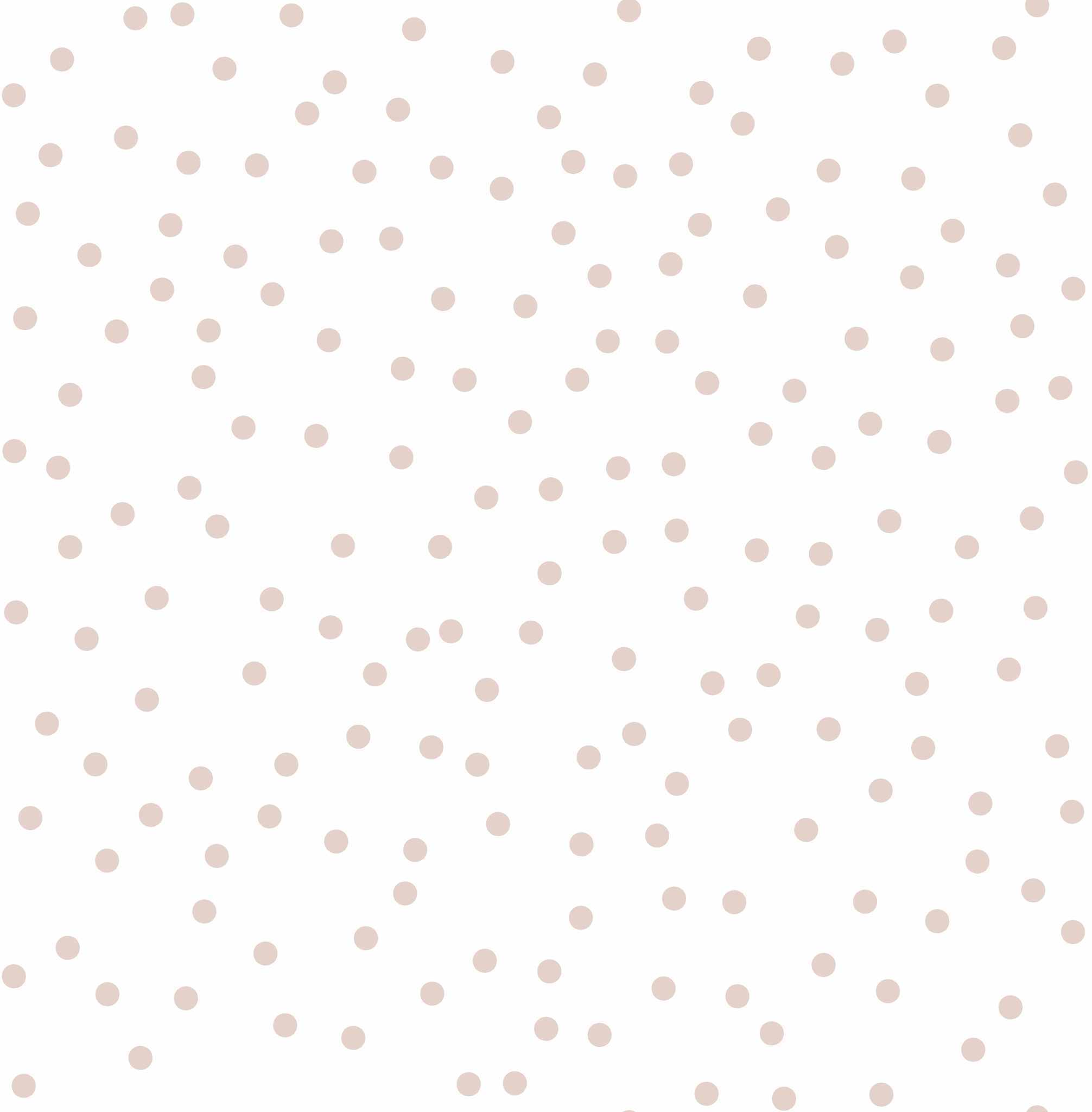 Rose Gold Polka Dot Wallpaper
