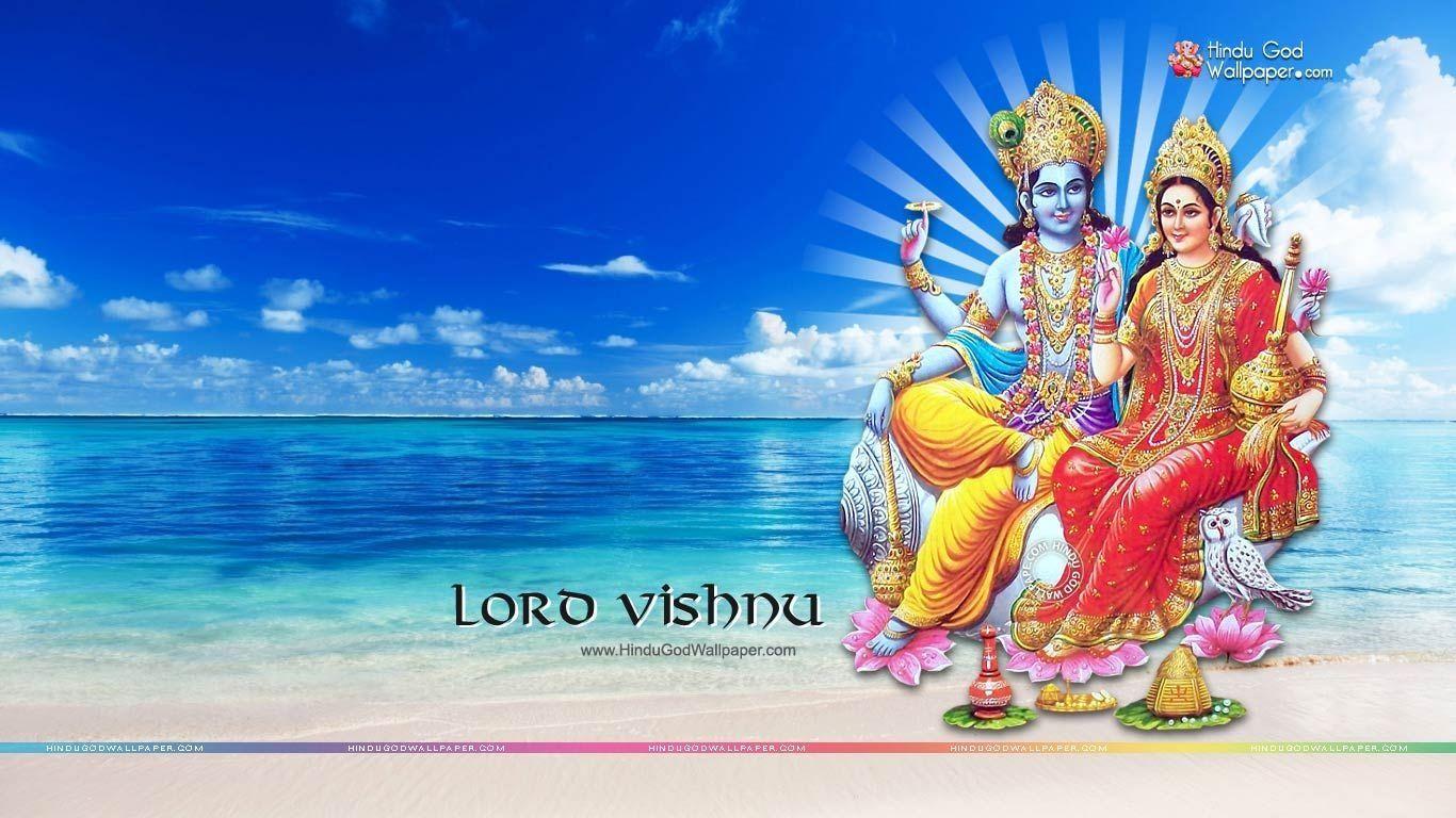 New Lord Vishnu HD Wallpaper 1366x768. Wallpaper HD Collections