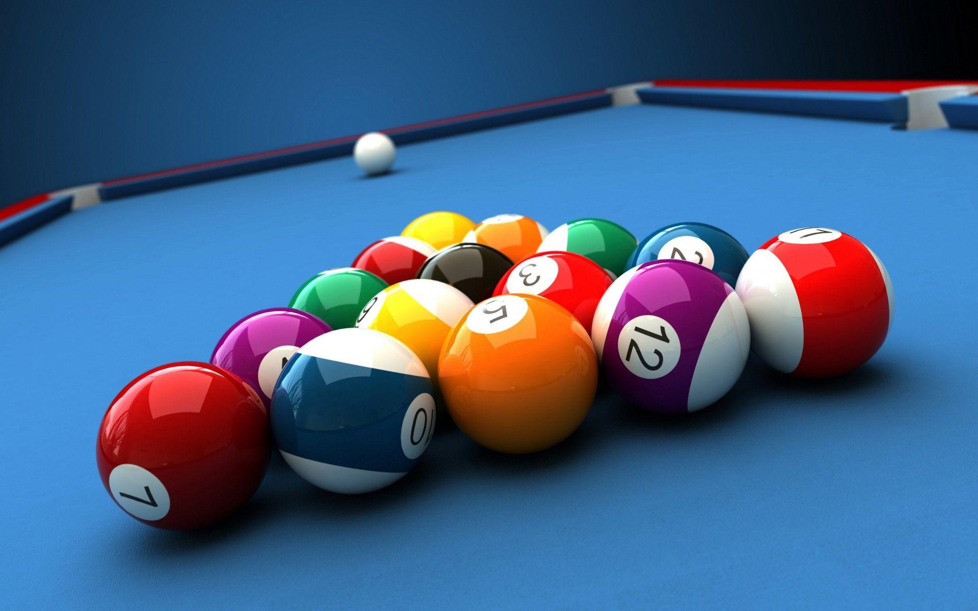 Snooker Table Wallpaper 3 X 1200