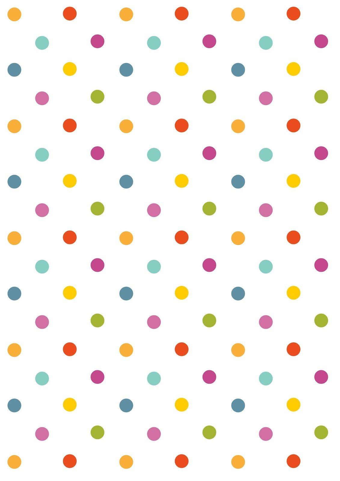 Rainbow Polka Dot Wallpaper Clipart. Free download best Rainbow