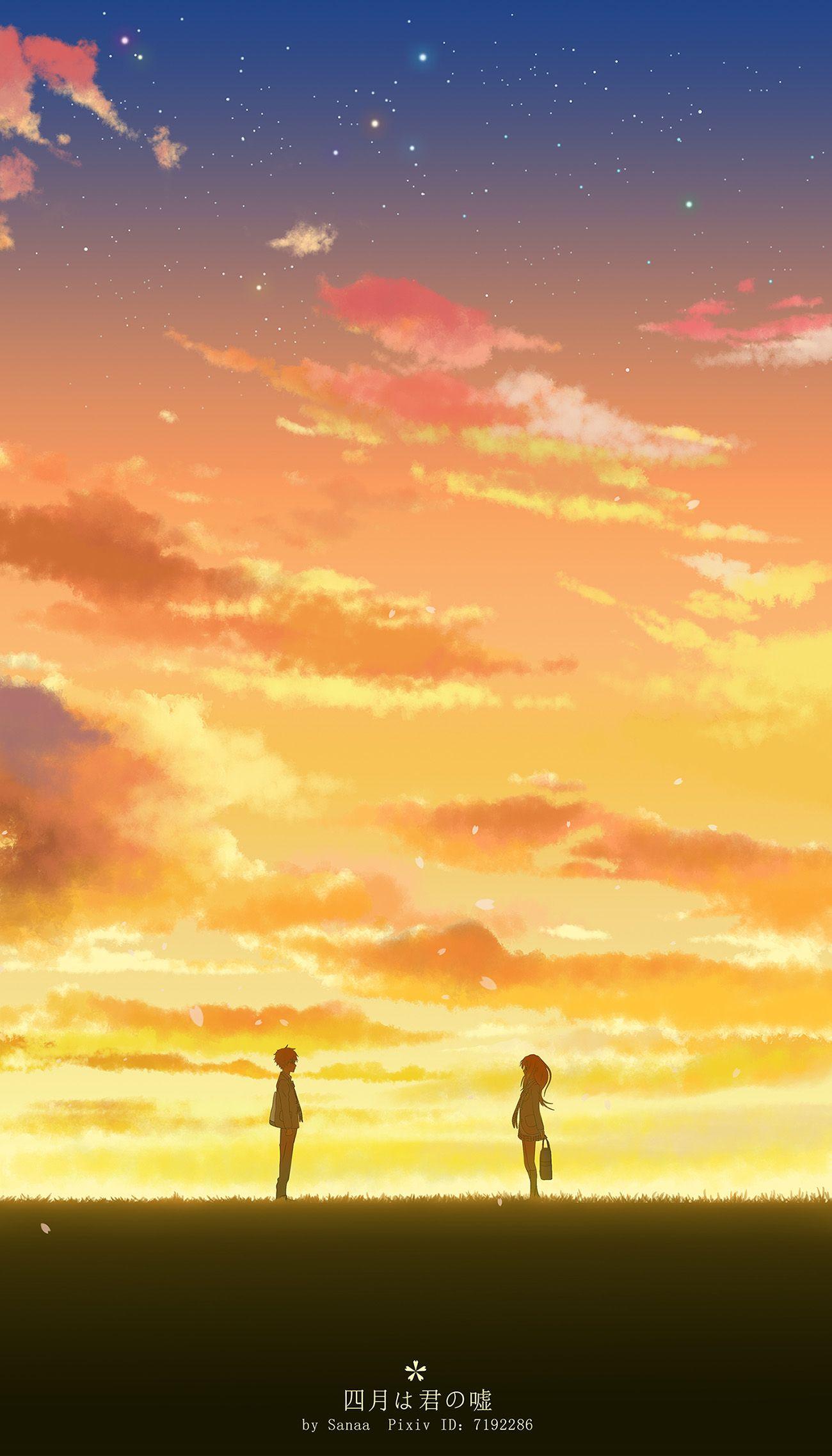 Your Lie In April Wallpaper iPhone 7. tvアニメ 四月は君の嘘