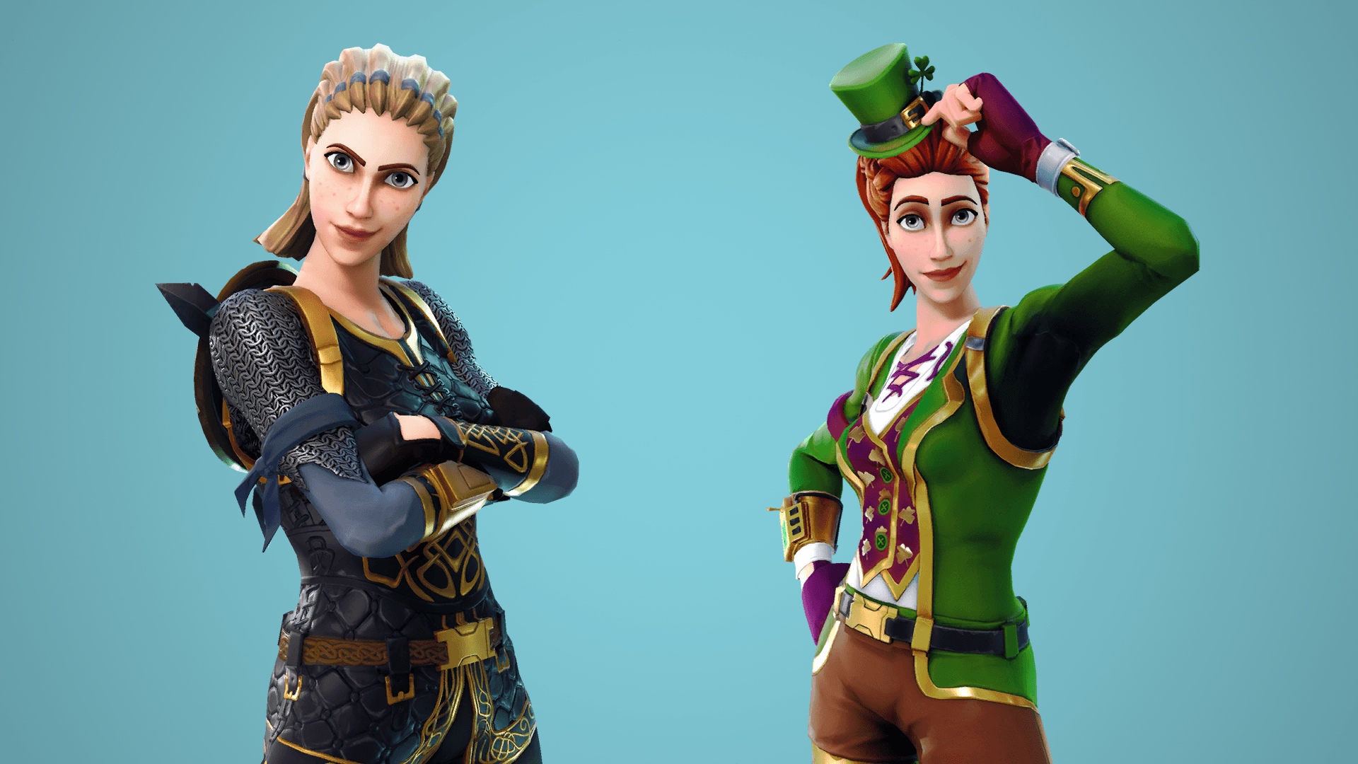 upcoming cosmetics added to the files with patch v3 2 0 fortnite intel - fortnite sgt green clover wallpaper