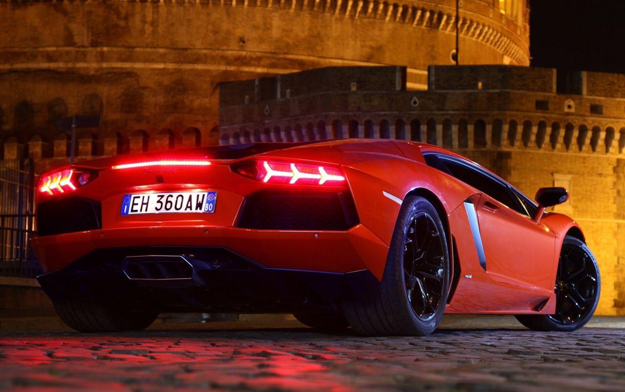 Red Lamborghini Aventador Wallpaper. Red Lamborghini Aventador