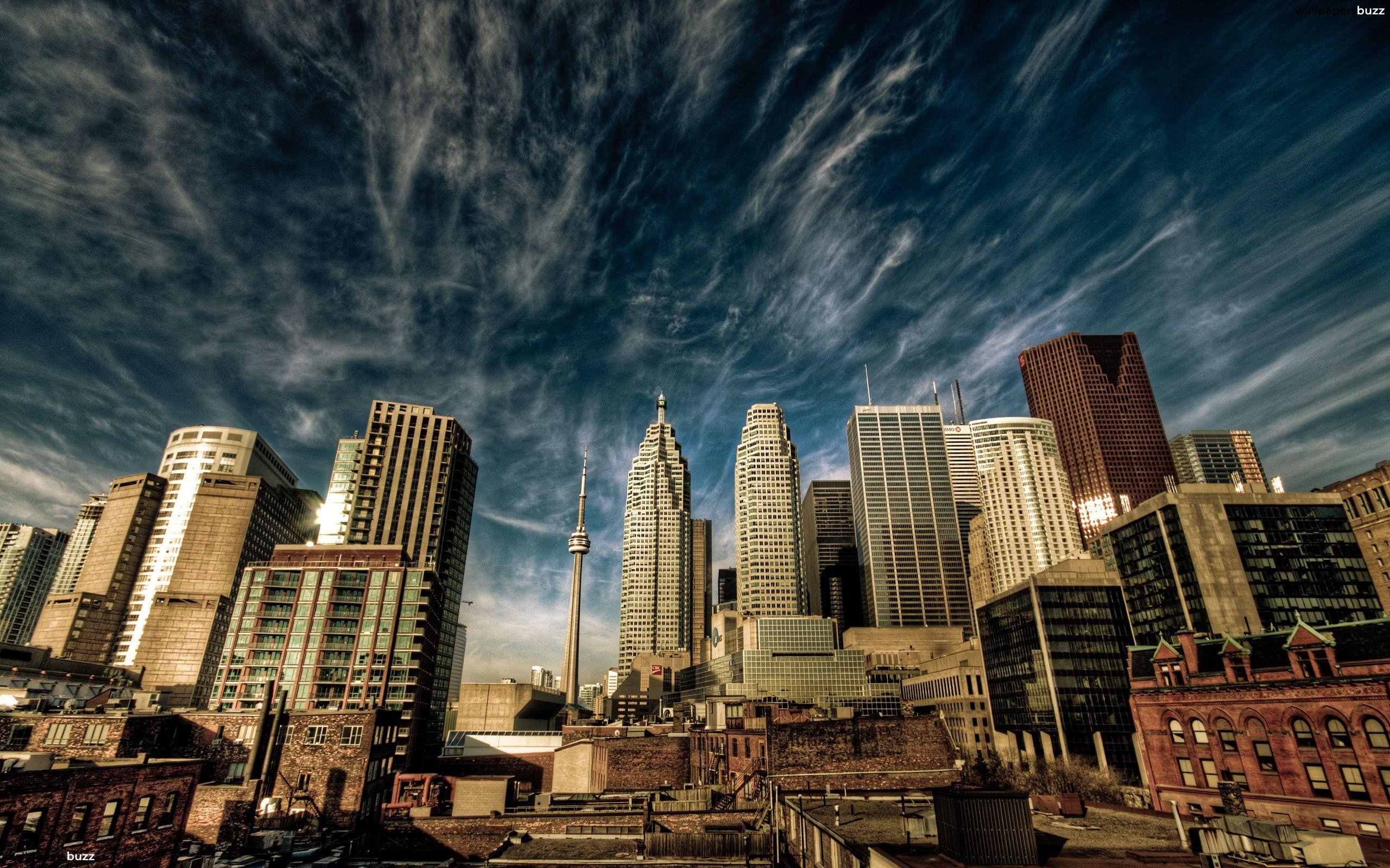 City Landscape of Toronto HD Wallpaper