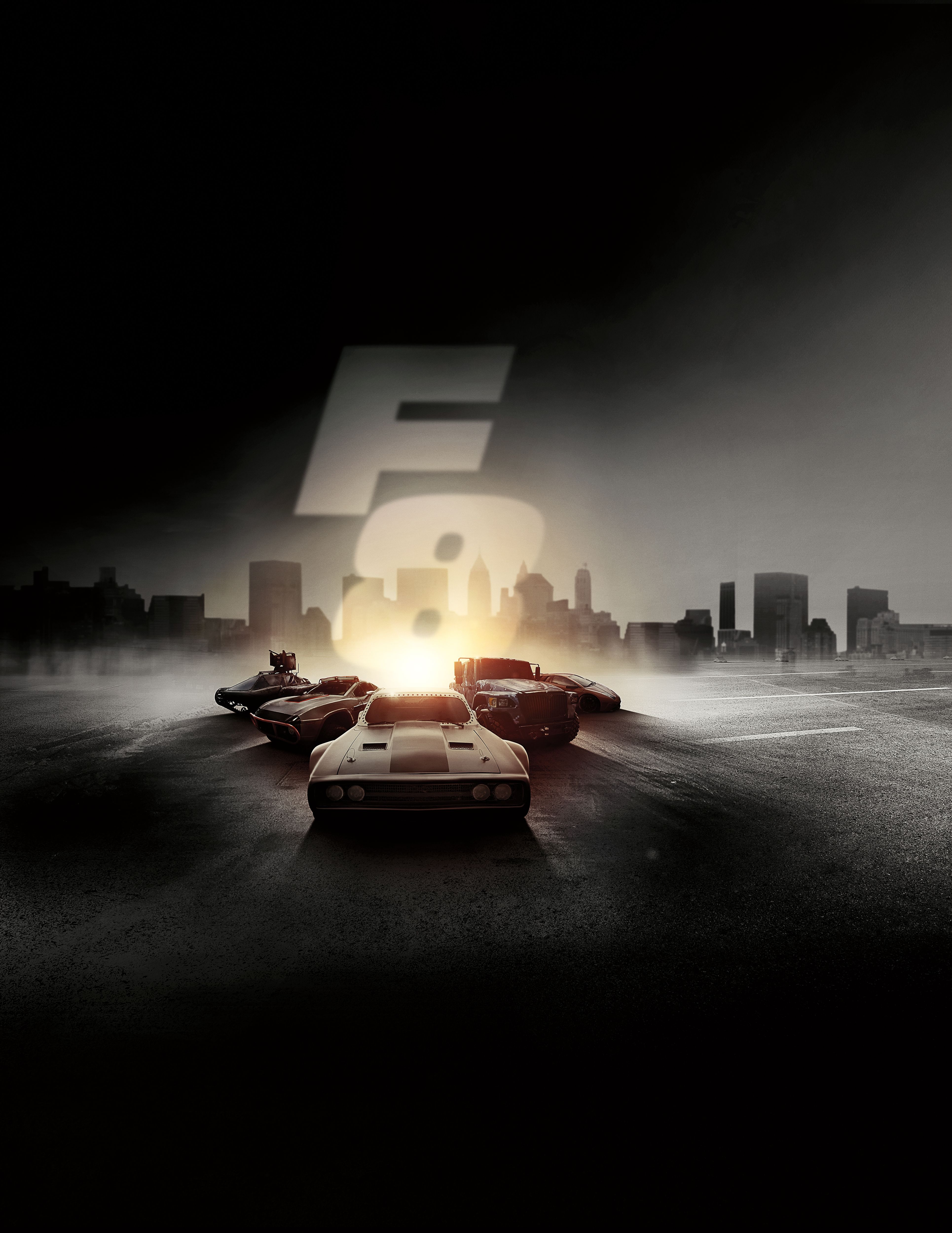 Wallpaper The Fate of the Furious, Fast & Furious 4K