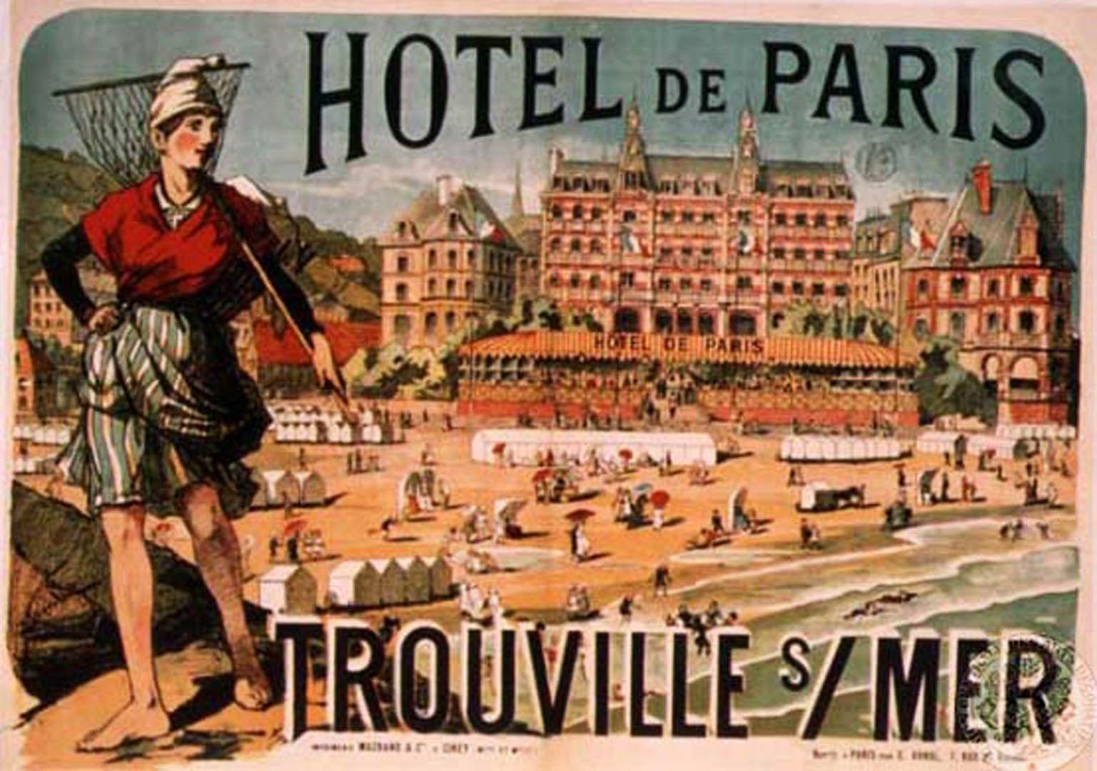 Hotel De Paris Tourism Posters