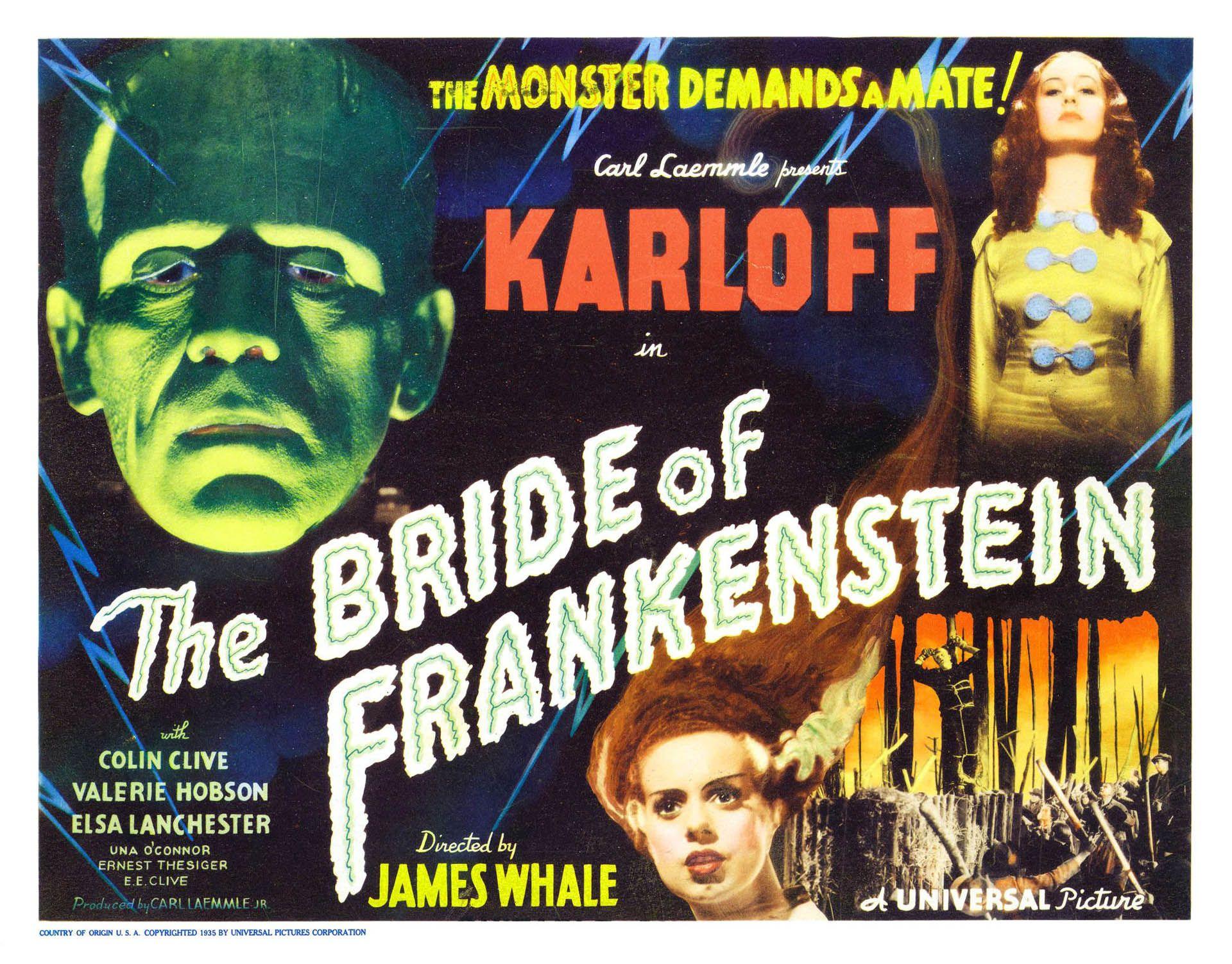 Bride Of Frankenstein Landscape 2 1930s Movie Posters