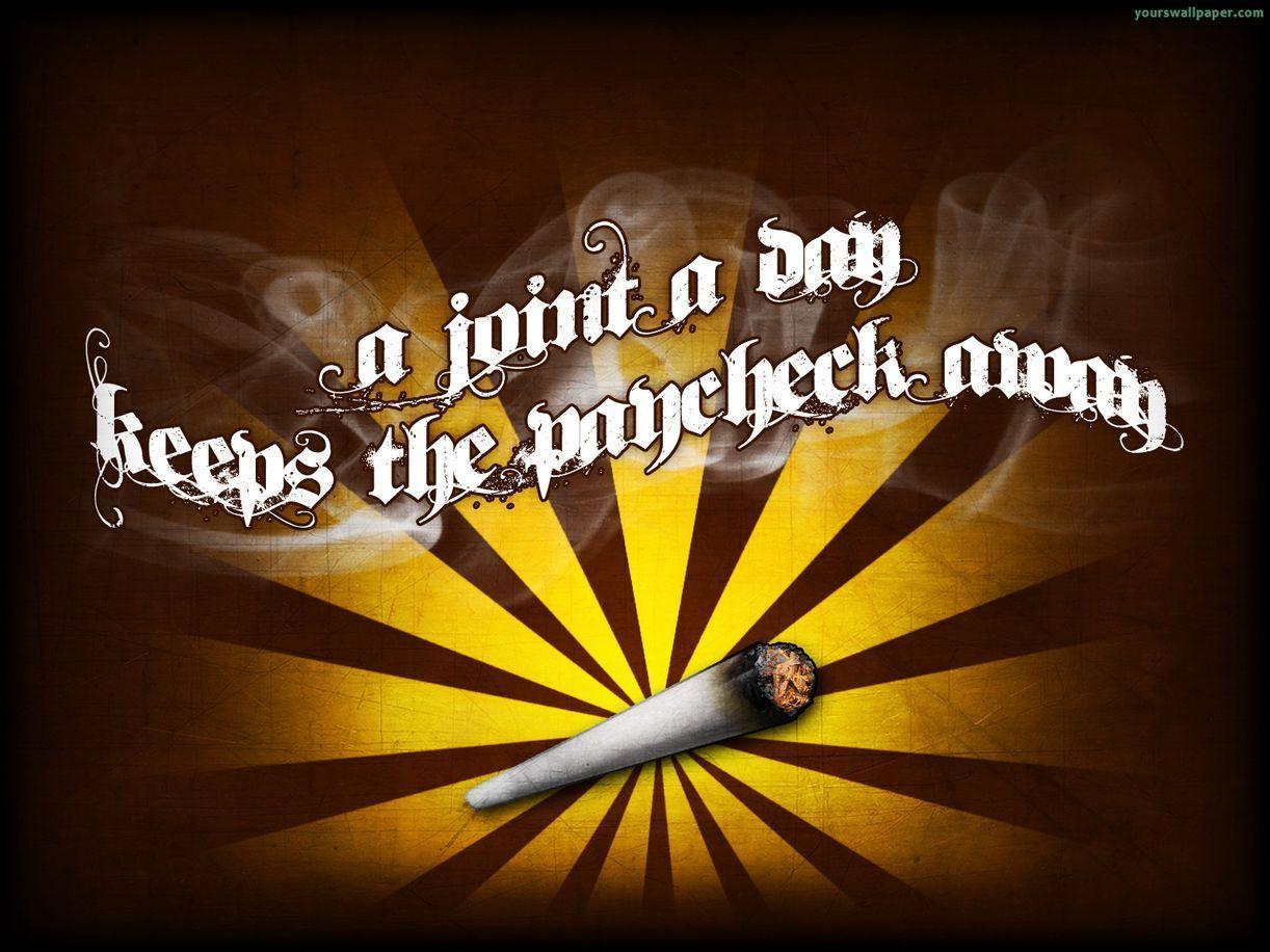 Weed Joint. Desktop Wallpaper, Other, joint, weed, HD Wallpaper