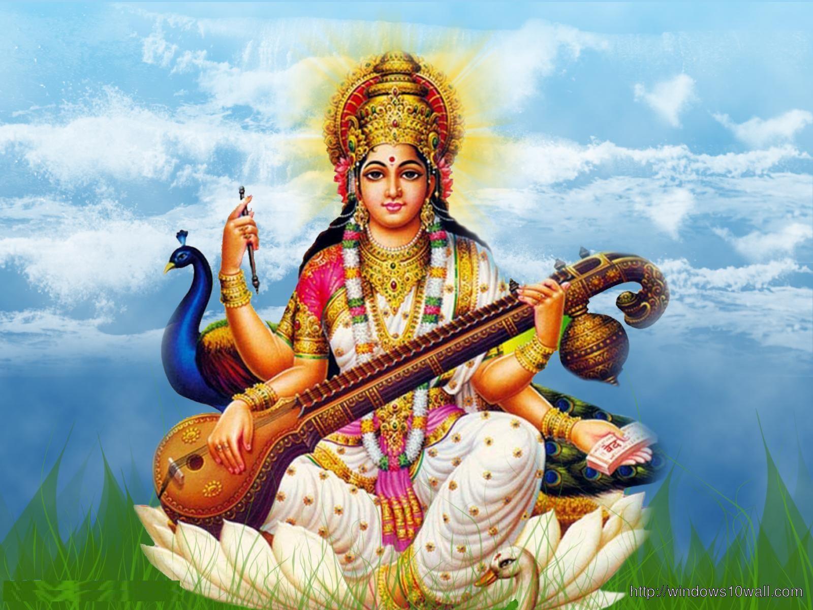 Goddess Saraswati Wallpaper Goddess Saraswati Wallpaper